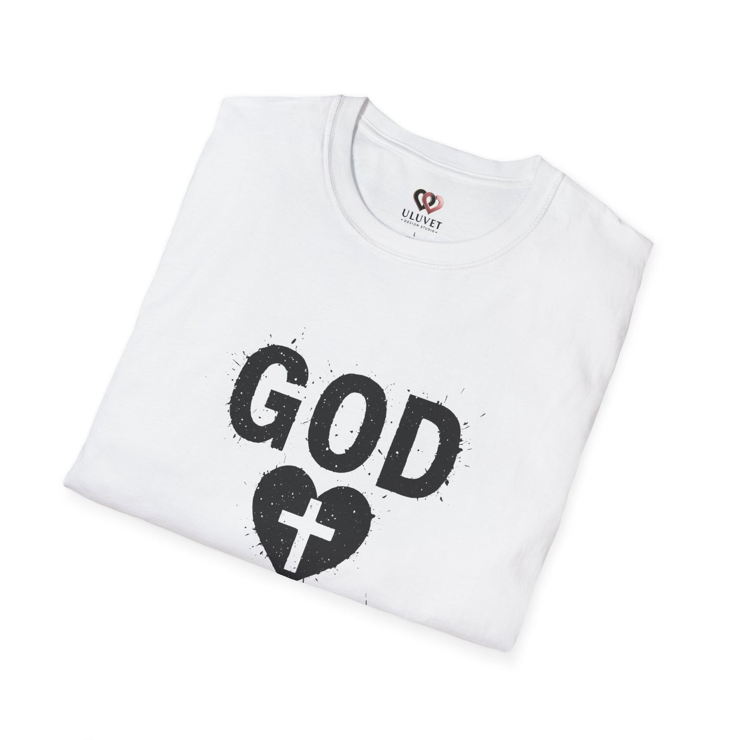 Inspirational God Heart You T-Shirt, Faith-Based Tee, Christian Gift, Unisex Casual Wear, Perfect for Church, Everyday Style