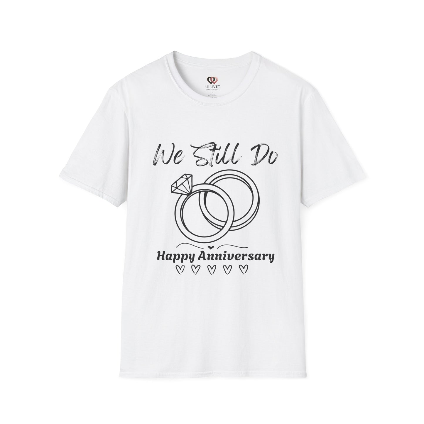Happy Anniversary T-Shirt, Anniversary Gift, Couple Matching Apparel, Love Celebration Tee, Wedding Anniversary Clothing