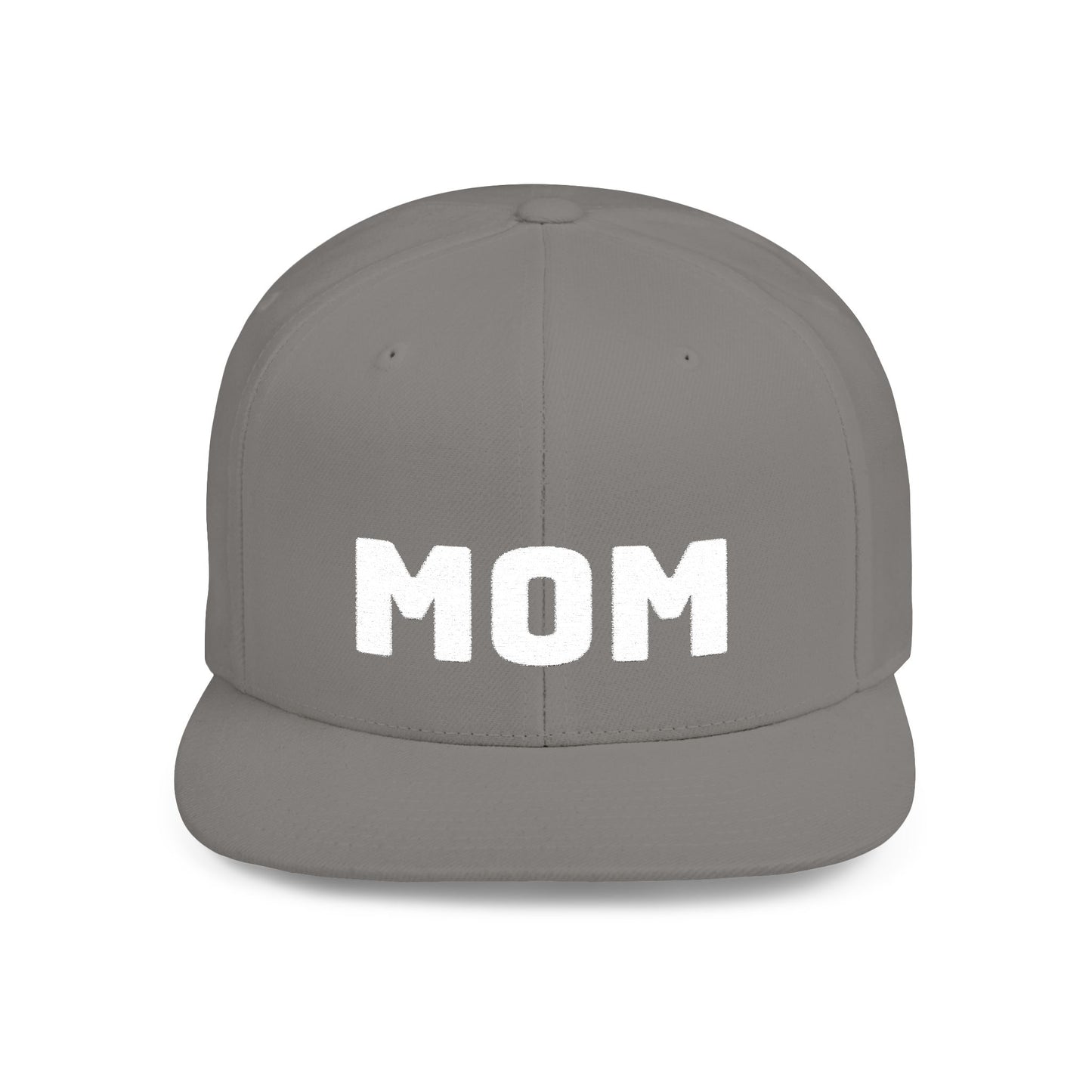 Modern MOM Flat Bill Snapback Hat, Trendy Mom Gift, Stylish Cap for Mothers, Unique Mother's Day Item, Everyday Wear, Fashion Accessory