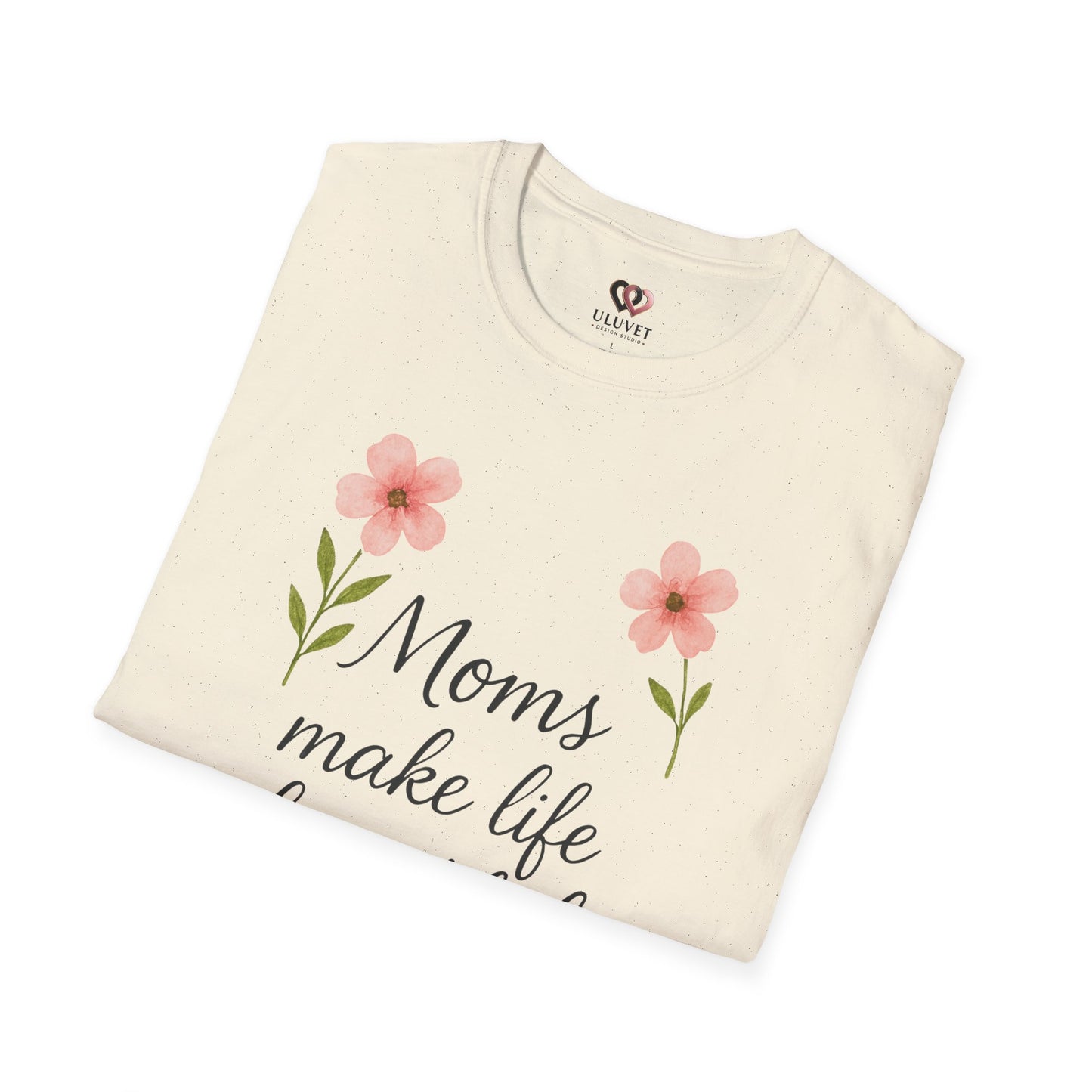 Mom's Life Beautiful T-Shirt, Perfect Gift for Moms, Mother's Day Tee, Floral Graphic Tee, Casual Wear, Mother's Day,