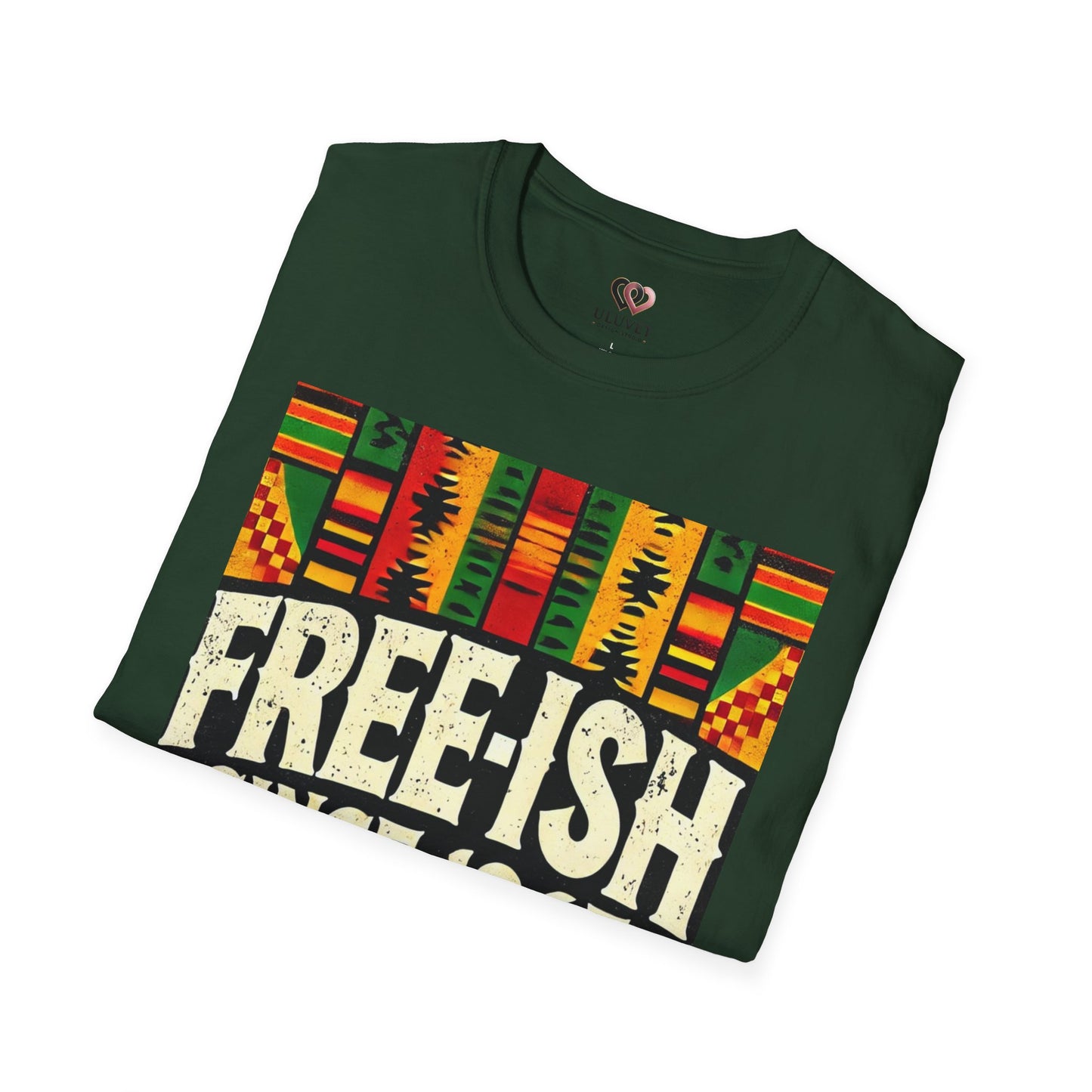 Free-ish Since 1865 Unisex Softstyle T-Shirt, Casual Wear, Black History Month, Gift for Activists, Comfortable Tee