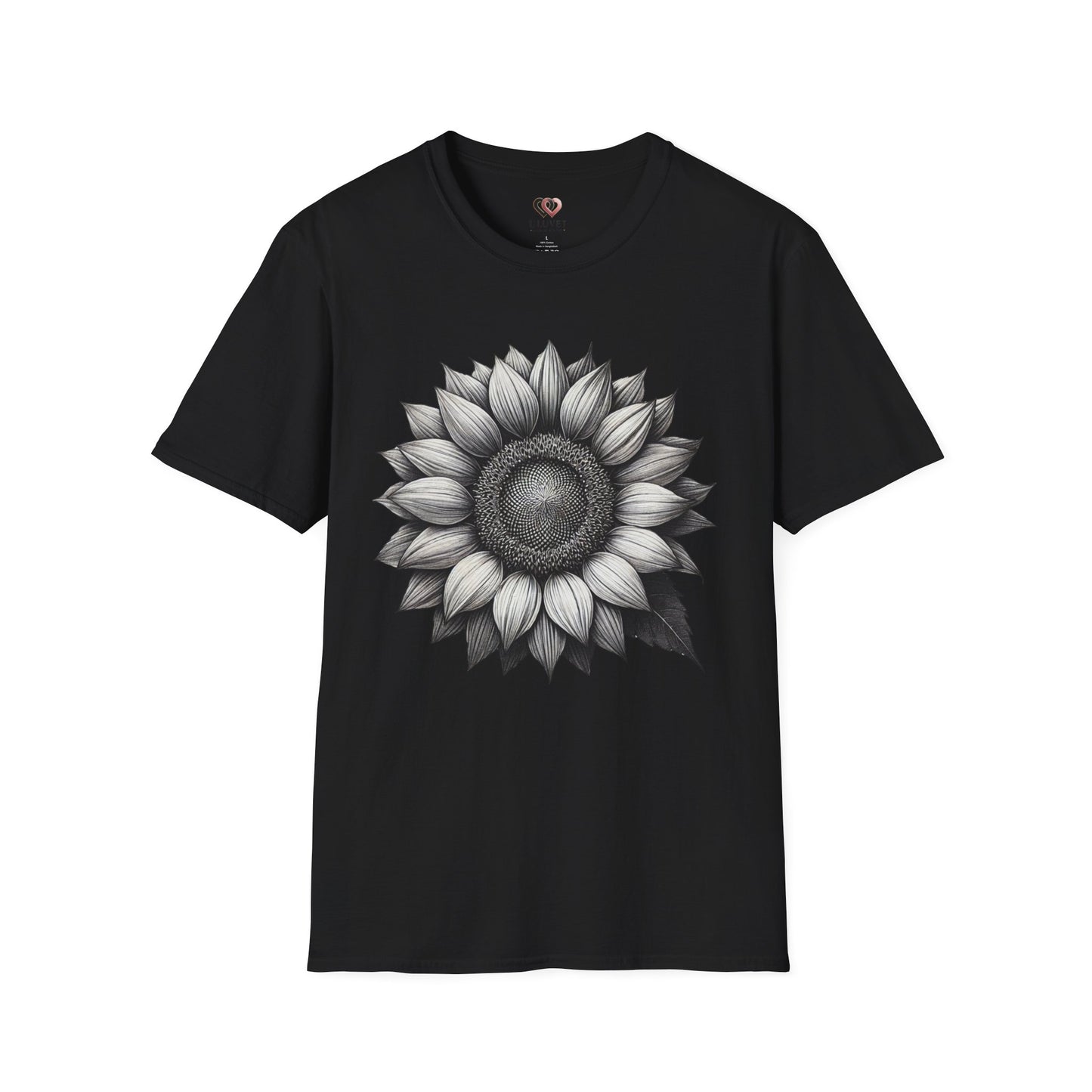 Sunflower Unisex Softstyle T-Shirt, Floral Graphic Tee, Plant Lover Gift, Casual Wear, Summer Style, Nature Enthusiast Apparel