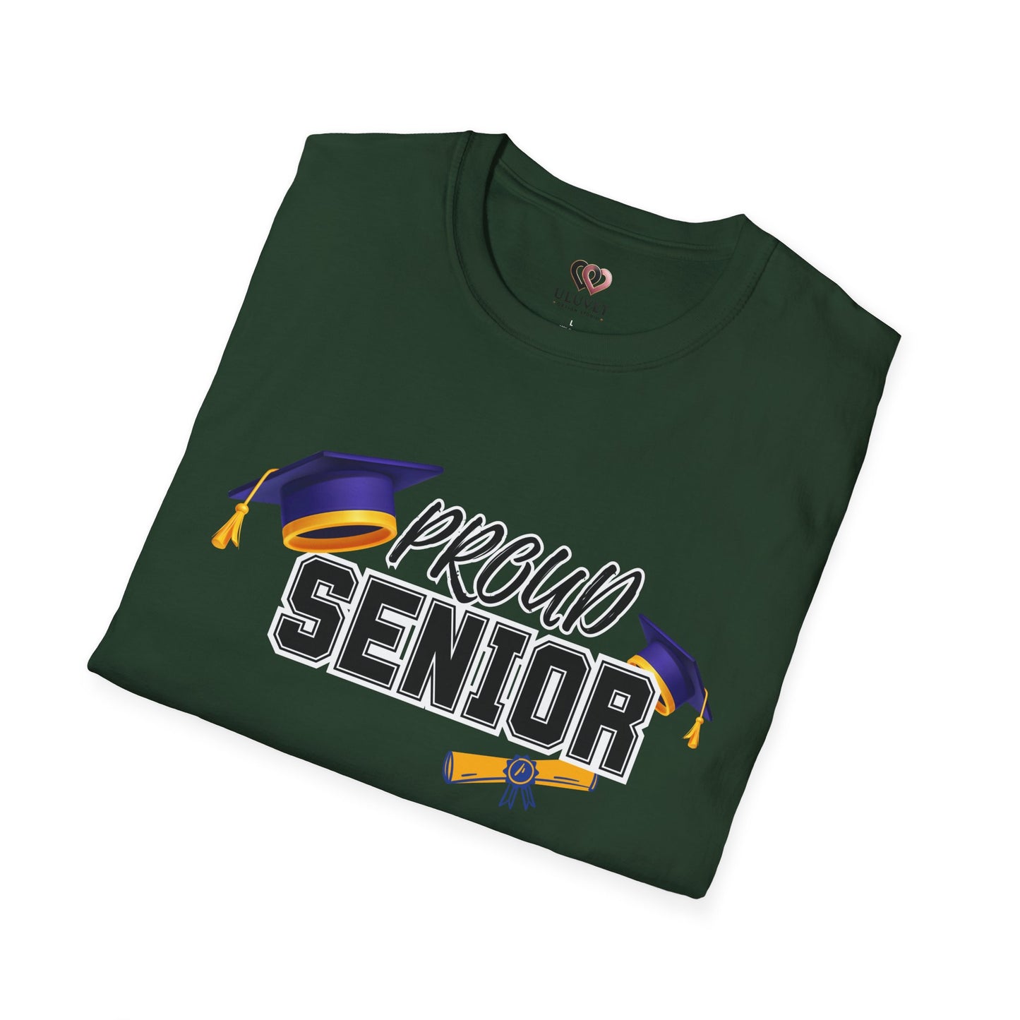 Proud Senior T-Shirt, Graduation Shirt, Unisex Tee for Graduates,, End of School Year Gift, Comfy Student Apparel