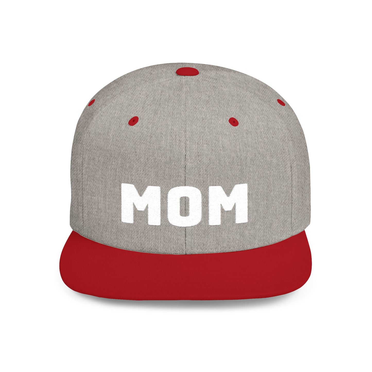 Modern MOM Flat Bill Snapback Hat, Trendy Mom Gift, Stylish Cap for Mothers, Unique Mother's Day Item, Everyday Wear, Fashion Accessory