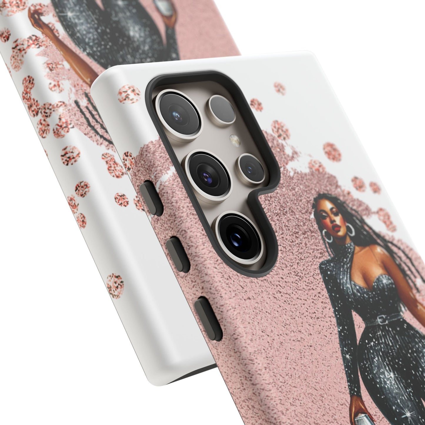 Glamorous Diva Cell Phone Case, Stylish Female Beauty Cover, Tough Cases for Women, Fabulous Girl Boss Accessories, Fashionable Lady Phone
