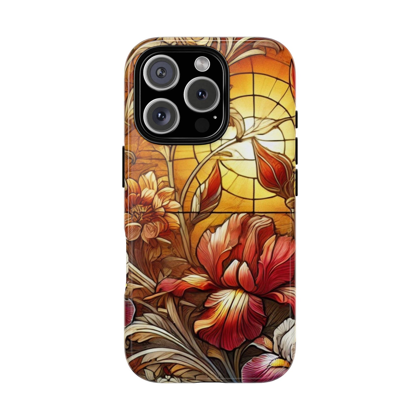 Floral iPhone Case | Tough Cases | Artistic Phone Cover | Flower Design | Stylish Mobile Protector | Unique Gift Idea