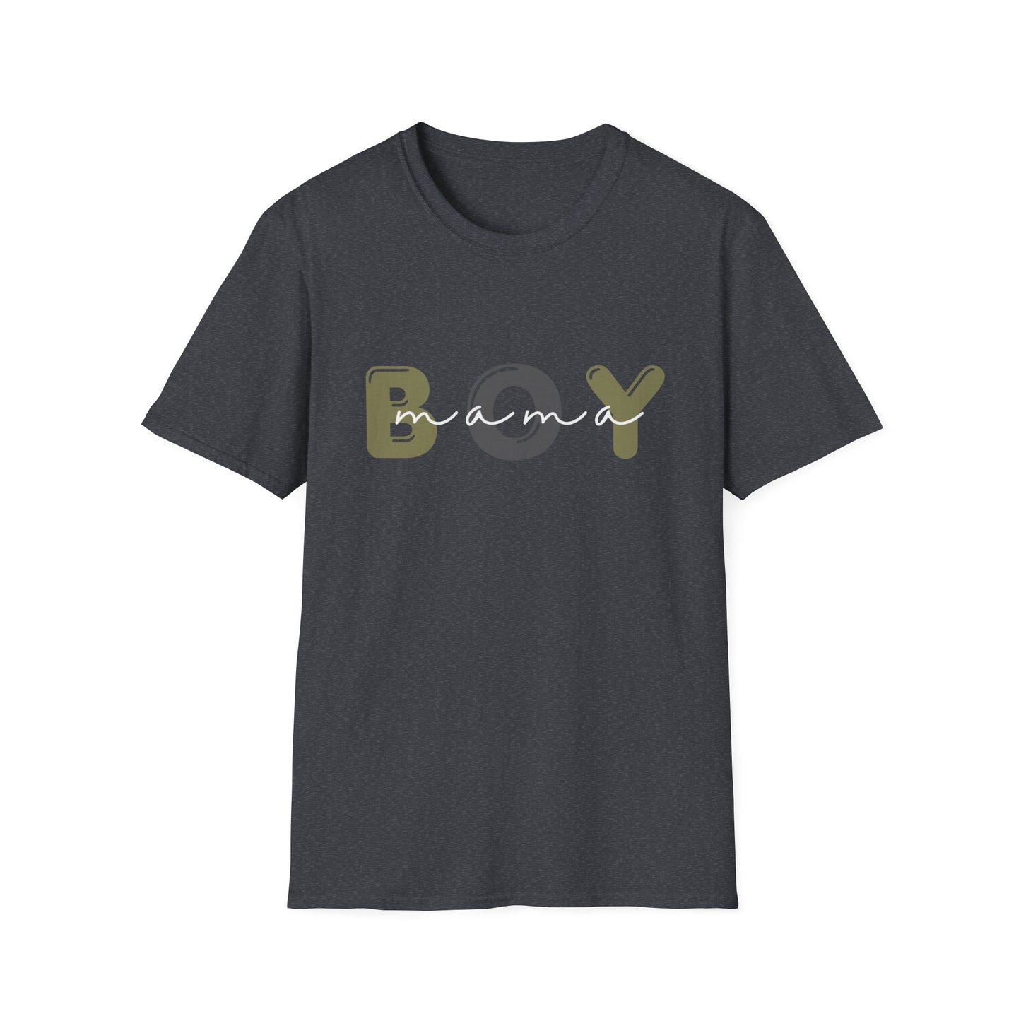 Boy Mama Unisex Softstyle T-Shirt, Casual Tee for Moms, Perfect Gift for Mother's Day, Summer Apparel, Family Matching Tee