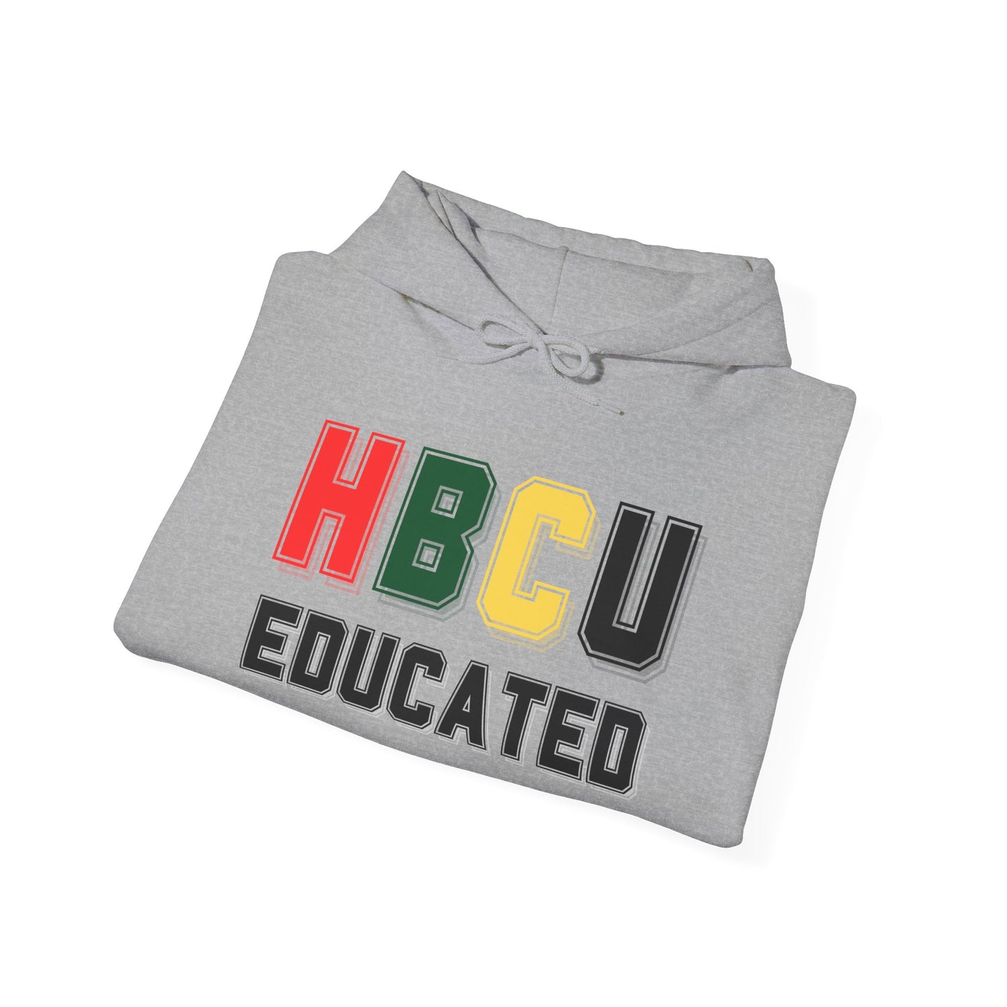 HBCU Educated Hoodie | Casual Wear for College Graduates, Perfect for School Spirit, Black History Month, Gifts