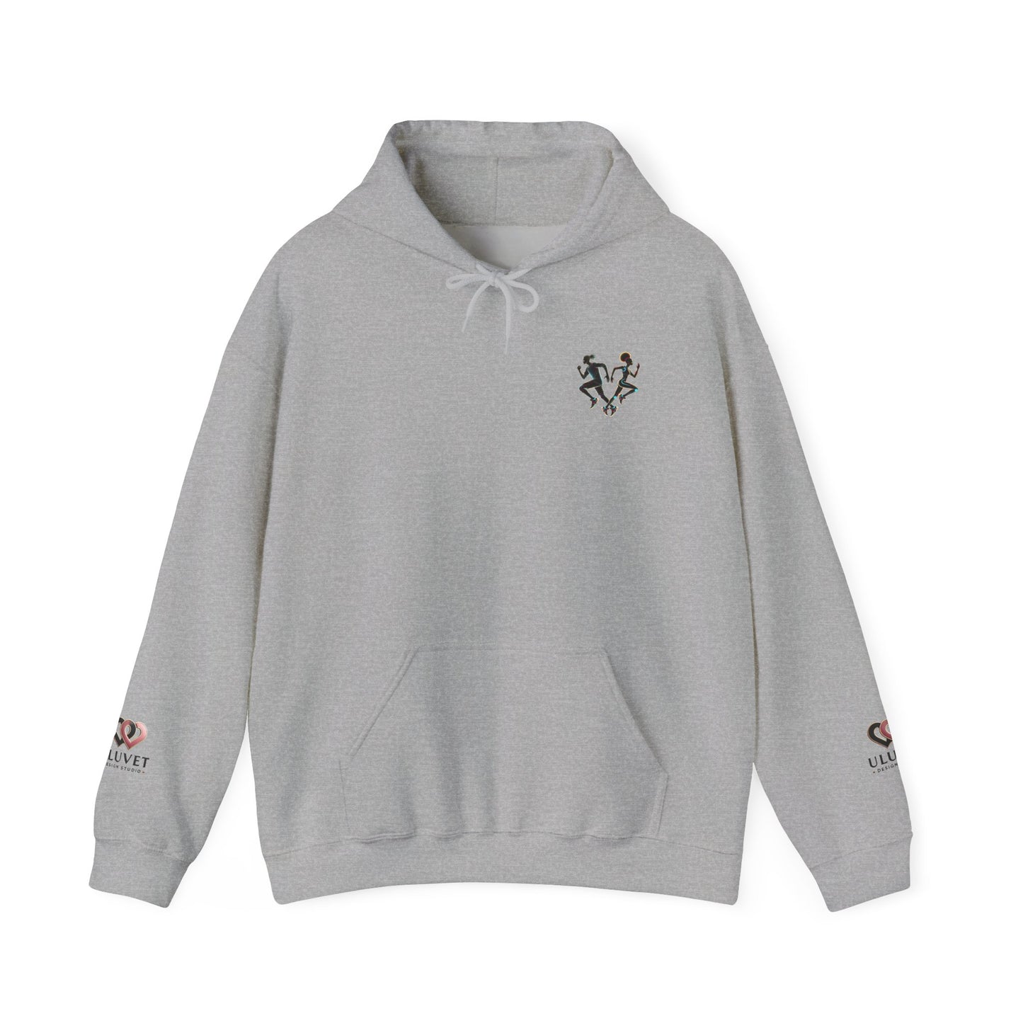 Dynamic Running Hooded Sweatshirt | Cozy Unisex Gift, Running Enthusiast Hoodie, Sportswear, Comfortable Style, Fitness Apparel