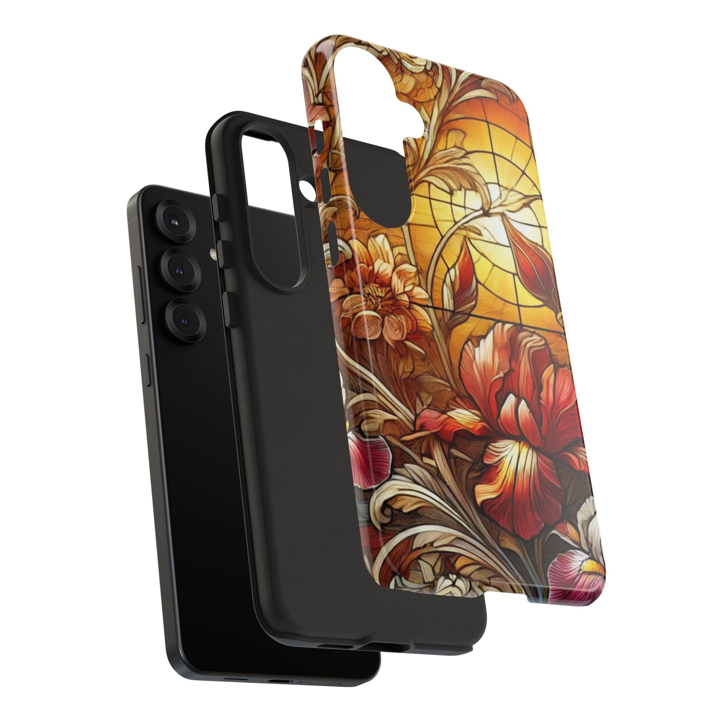 Floral iPhone Case | Tough Cases | Artistic Phone Cover | Flower Design | Stylish Mobile Protector | Unique Gift Idea