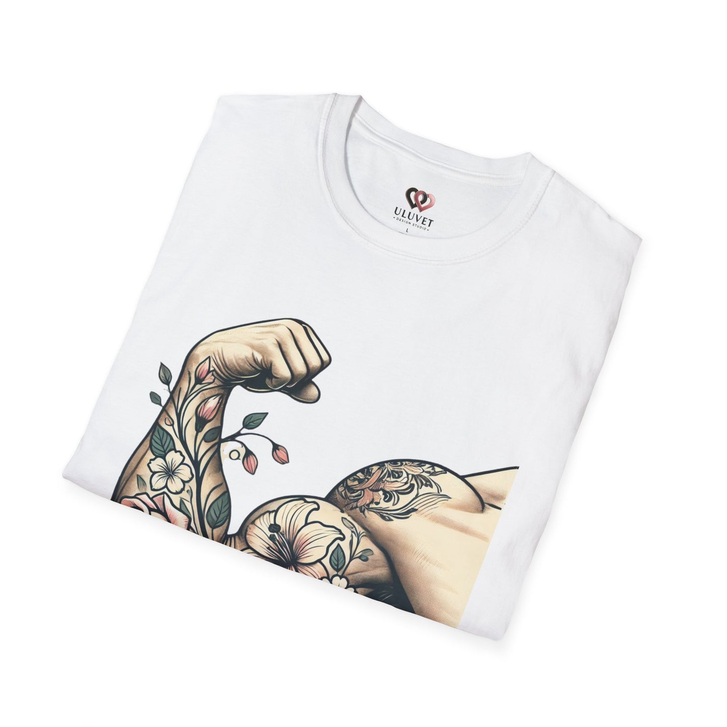 Floral Arm Tattoo T-Shirt, Stylish Unisex Tee, Summer Fashion, Gift for Him or Her, Tattoo Lovers Apparel, Casual Wear