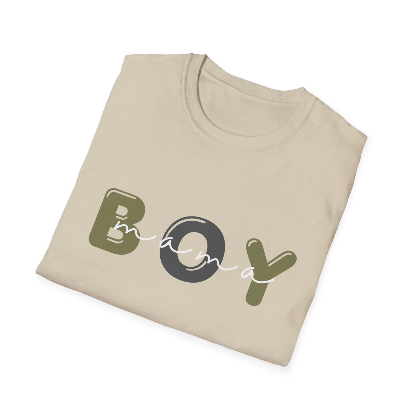 Boy Mama Unisex Softstyle T-Shirt, Casual Tee for Moms, Perfect Gift for Mother's Day, Summer Apparel, Family Matching Tee