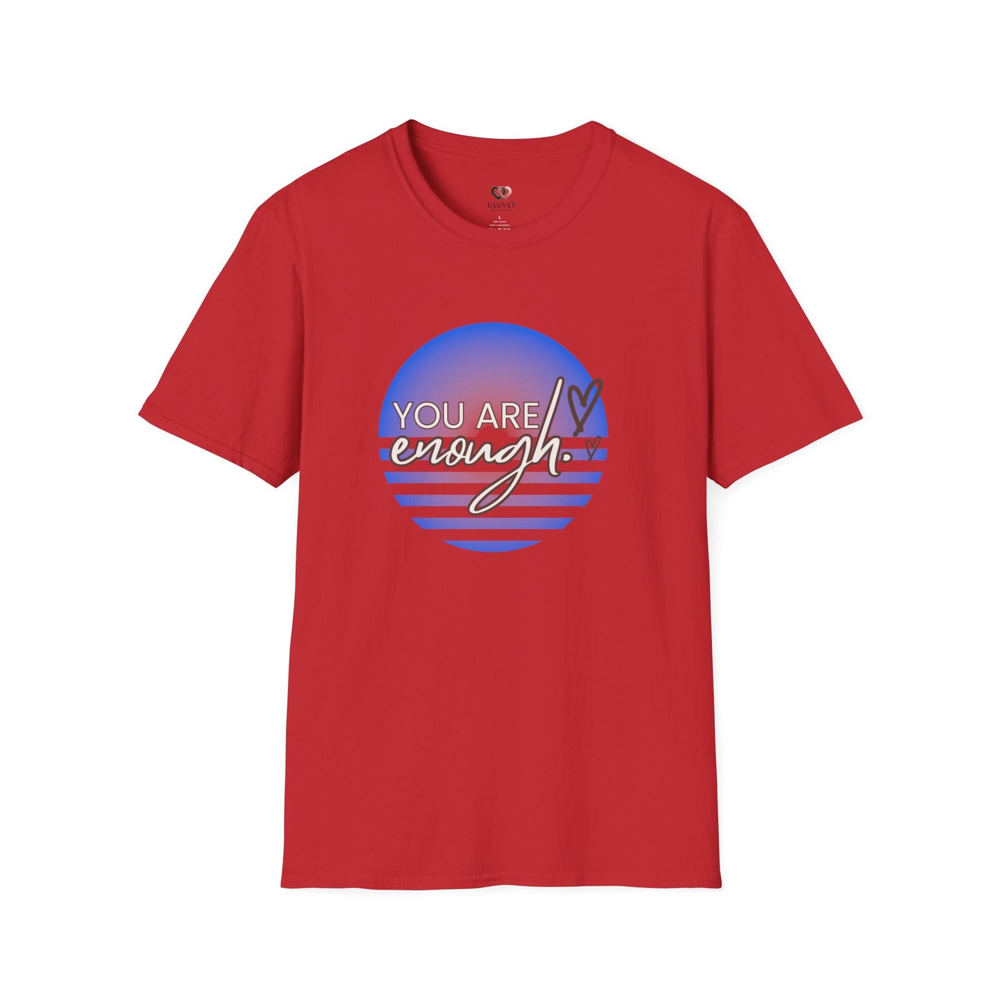 You Are Enough Unisex Softstyle T-Shirt, Affirmation Tee, Gift for Her, Self-Love Shirt, Motivational Top, Casual Wear