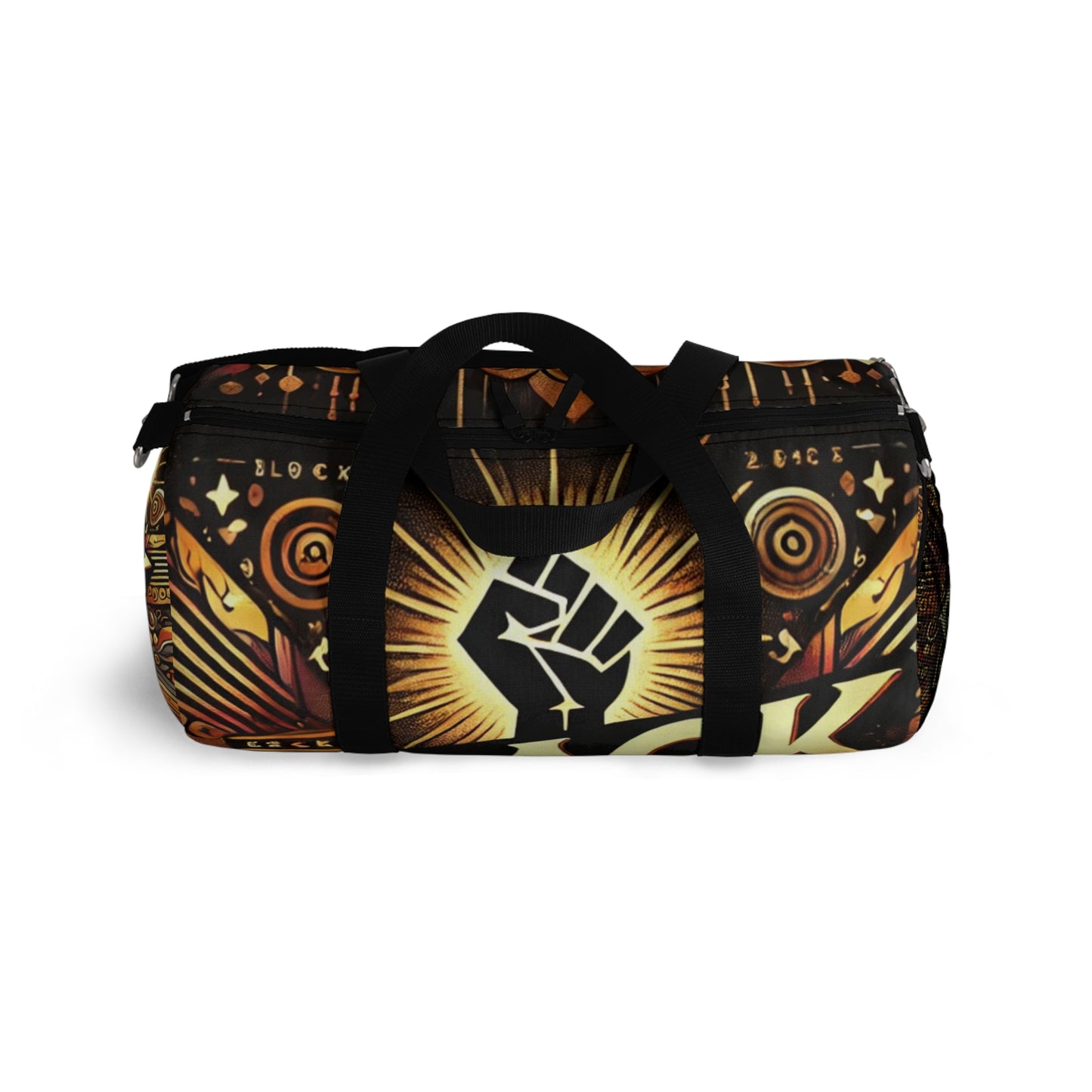 Black Power Fist Duffel Bag — Afrocentric Protest Travel Gear