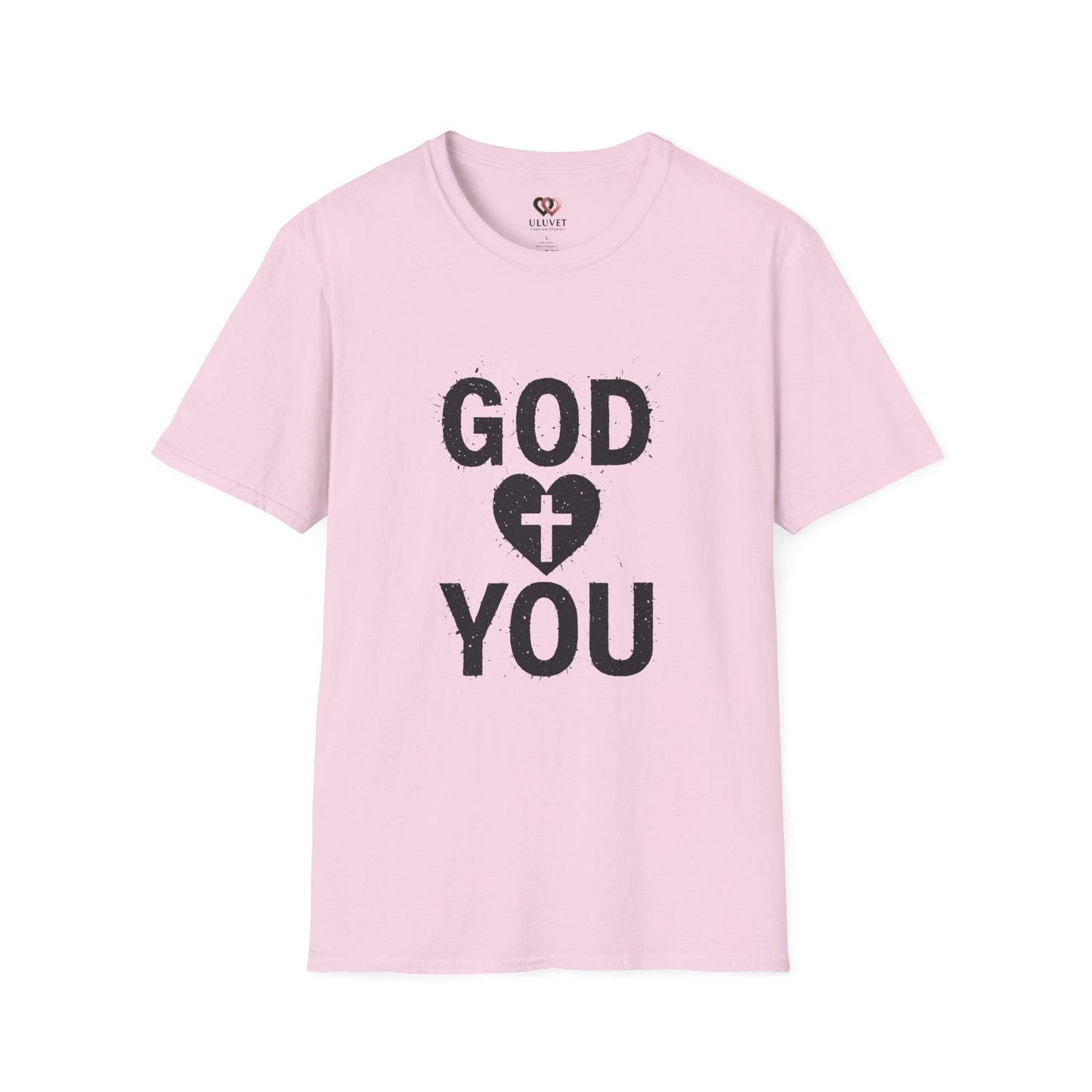 Inspirational God Heart You T-Shirt, Faith-Based Tee, Christian Gift, Unisex Casual Wear, Perfect for Church, Everyday Style