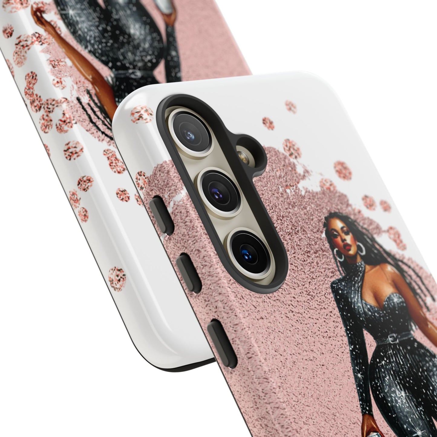 Glamorous Diva Cell Phone Case, Stylish Female Beauty Cover, Tough Cases for Women, Fabulous Girl Boss Accessories, Fashionable Lady Phone