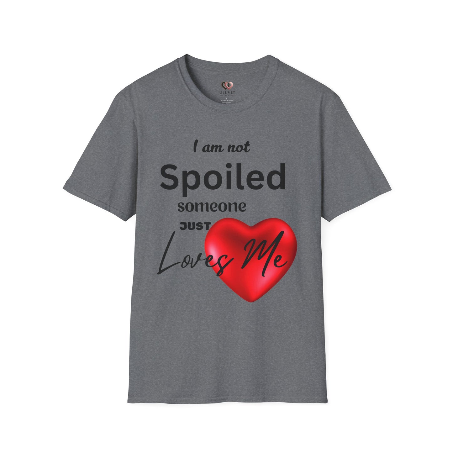 Fun Heart Graphic Tee for Spoiled Ones - Perfect Gift for Birthdays, Anniversaries, Galentine's Day, Summer Outfits, Casual Wear
