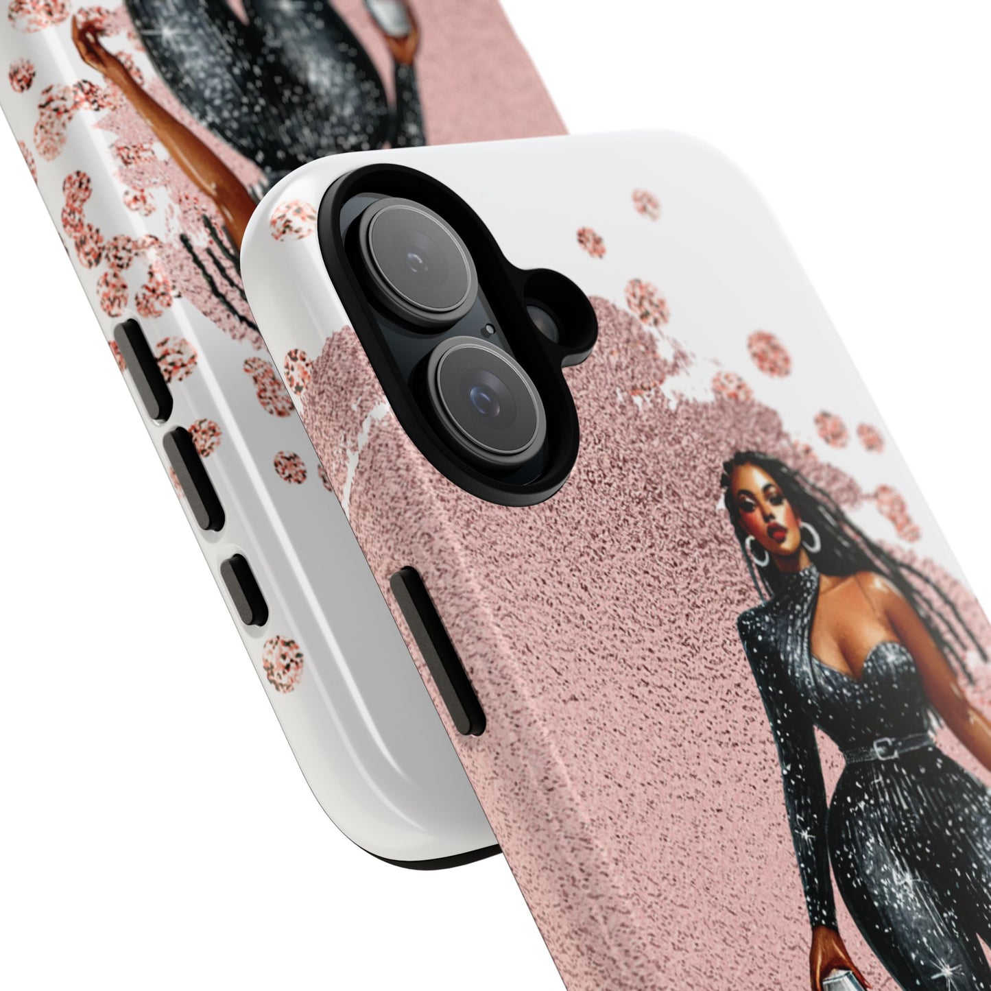 Glamorous Diva Cell Phone Case, Stylish Female Beauty Cover, Tough Cases for Women, Fabulous Girl Boss Accessories, Fashionable Lady Phone