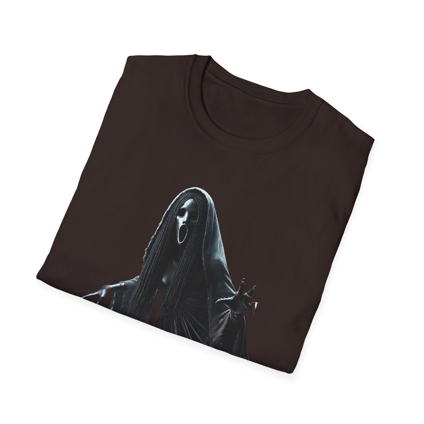 Spooky Ghost Graphic Tee, Halloween Shirt, Unisex T-Shirt, Ghoul Costume, Casual Wear, Gift for Horror Fans