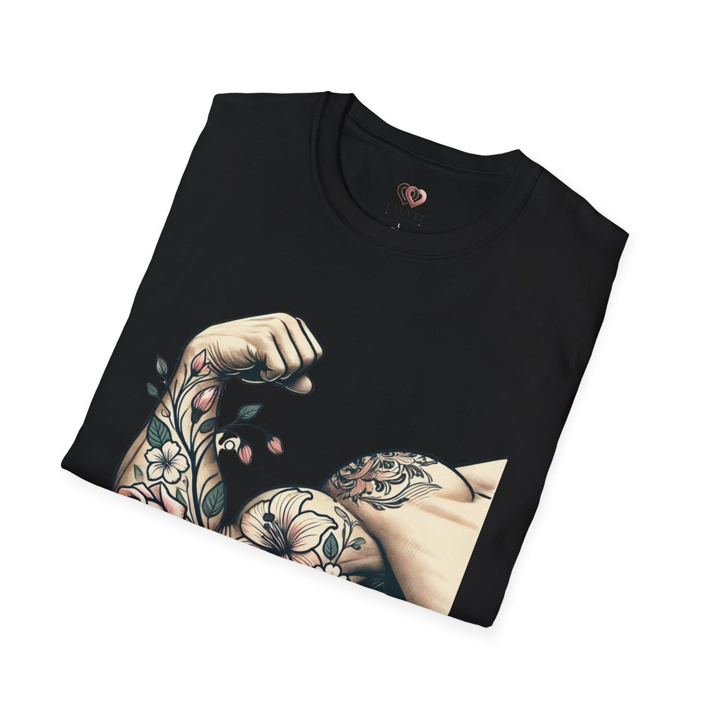Floral Arm Tattoo T-Shirt, Stylish Unisex Tee, Summer Fashion, Gift for Him or Her, Tattoo Lovers Apparel, Casual Wear
