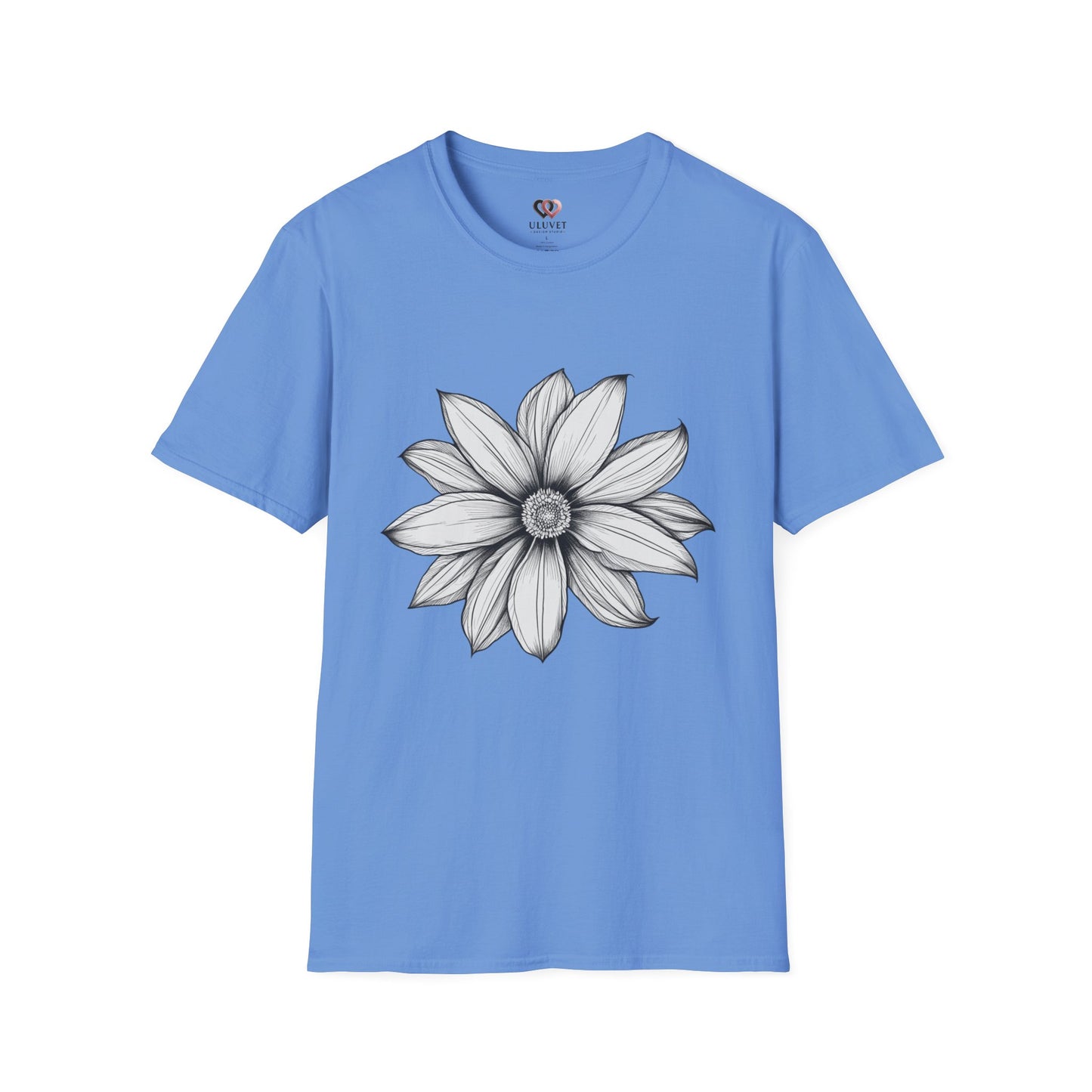 Floral Graphic T-Shirt, Softstyle Tee, Nature Lover Gift, Casual Wear, Birthday Apparel, Eco-Friendly Fashion