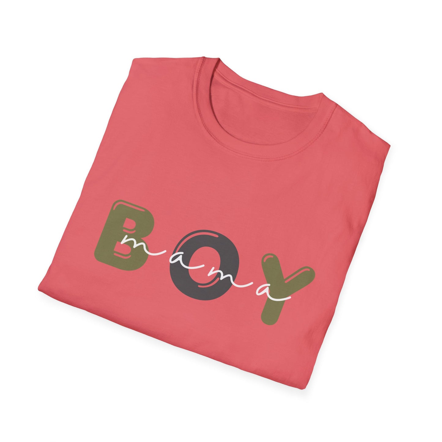 Boy Mama Unisex Softstyle T-Shirt, Casual Tee for Moms, Perfect Gift for Mother's Day, Summer Apparel, Family Matching Tee