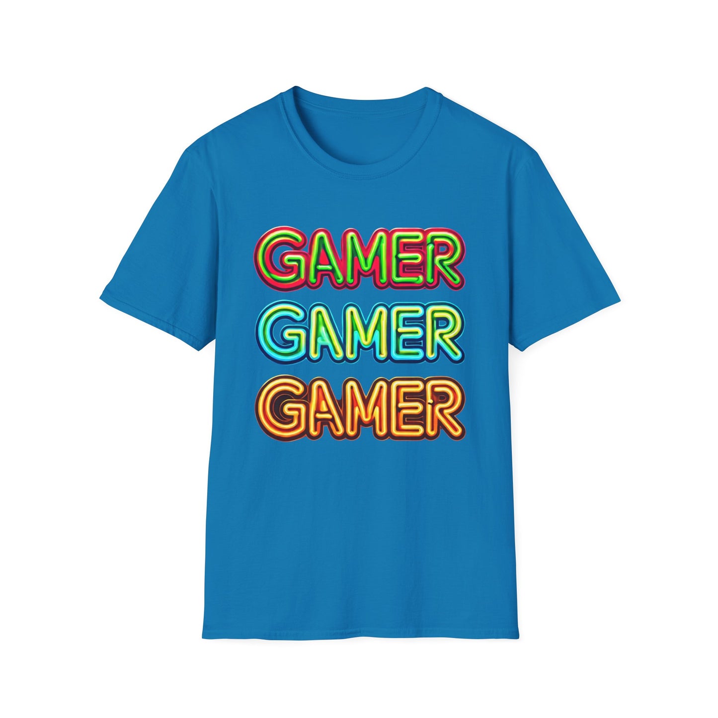 Retro Gamer Unisex Softstyle T-Shirt - Perfect for Gamers, Gaming Events, Birthdays, or Casual Wear, Gamer Tee, Gift for Gamers, Video Game