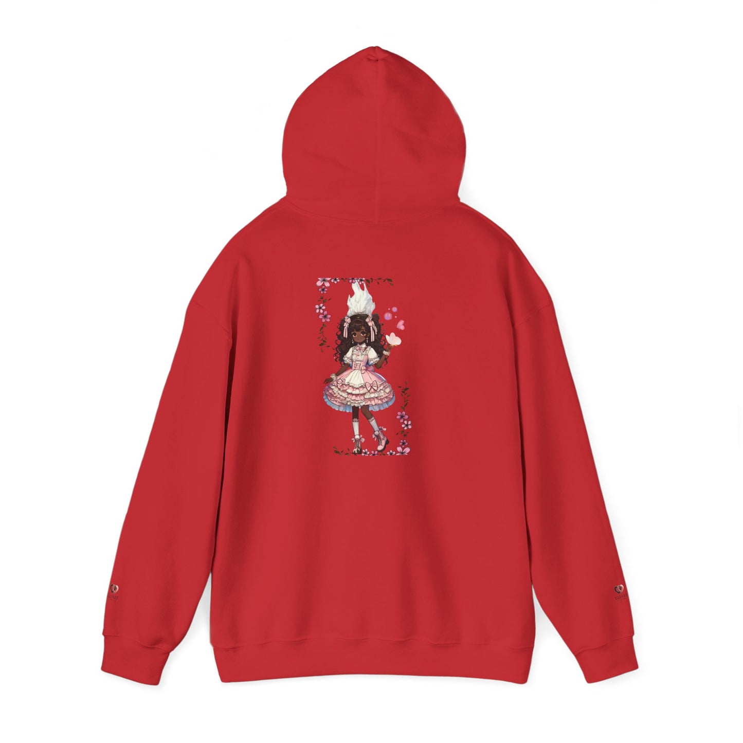 Hooded Sweatshirt - Girly Anime Fantasy Design
