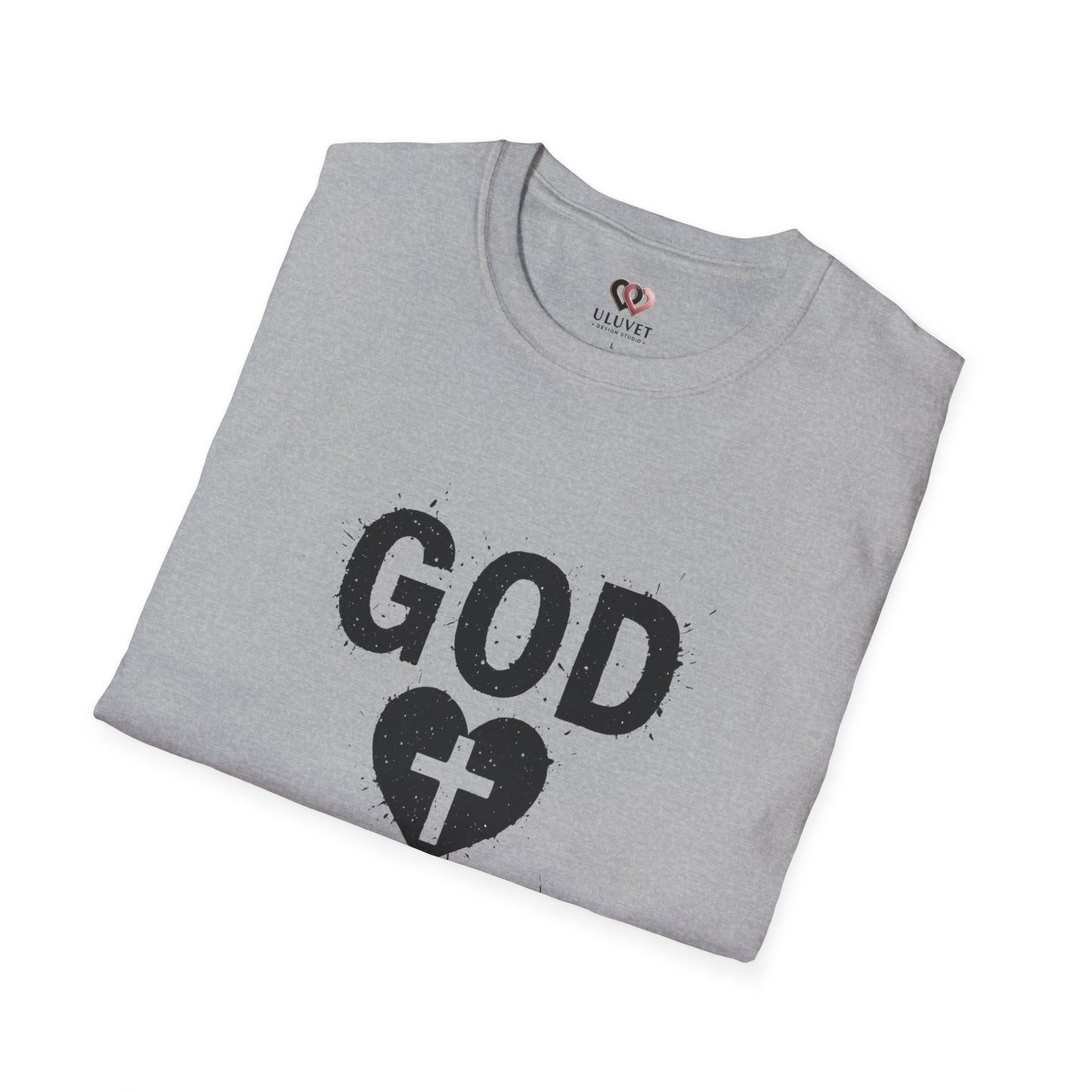 Inspirational God Heart You T-Shirt, Faith-Based Tee, Christian Gift, Unisex Casual Wear, Perfect for Church, Everyday Style