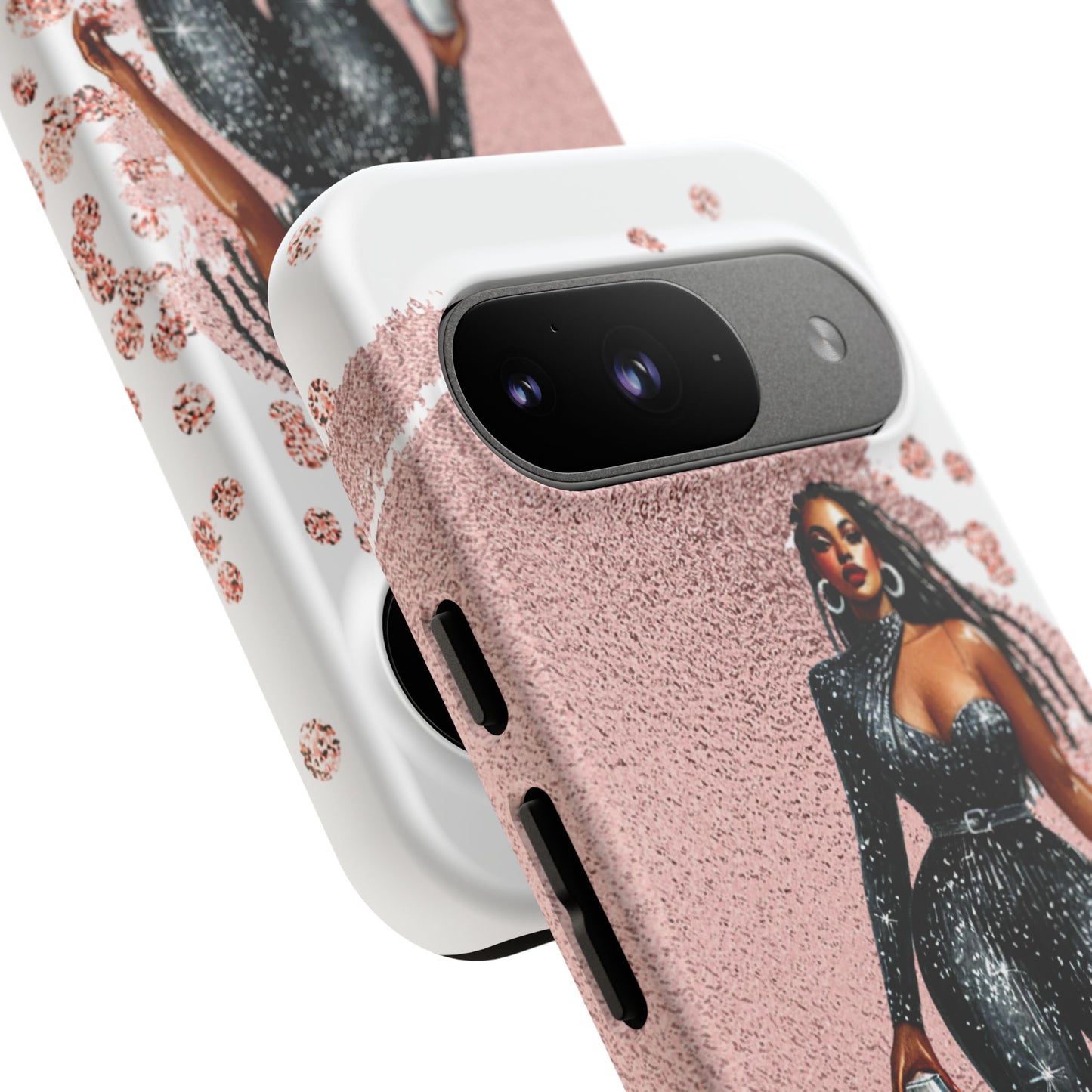 Glamorous Diva Cell Phone Case, Stylish Female Beauty Cover, Tough Cases for Women, Fabulous Girl Boss Accessories, Fashionable Lady Phone