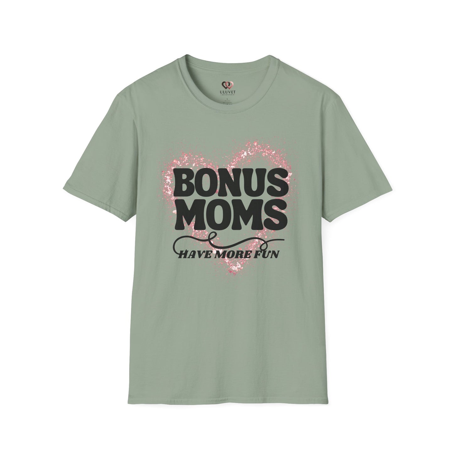 Bonus Moms T-Shirt - Perfect Gift for Step-Moms, Fun Gift for Mother's Day, Family Gatherings, Heartfelt Tees