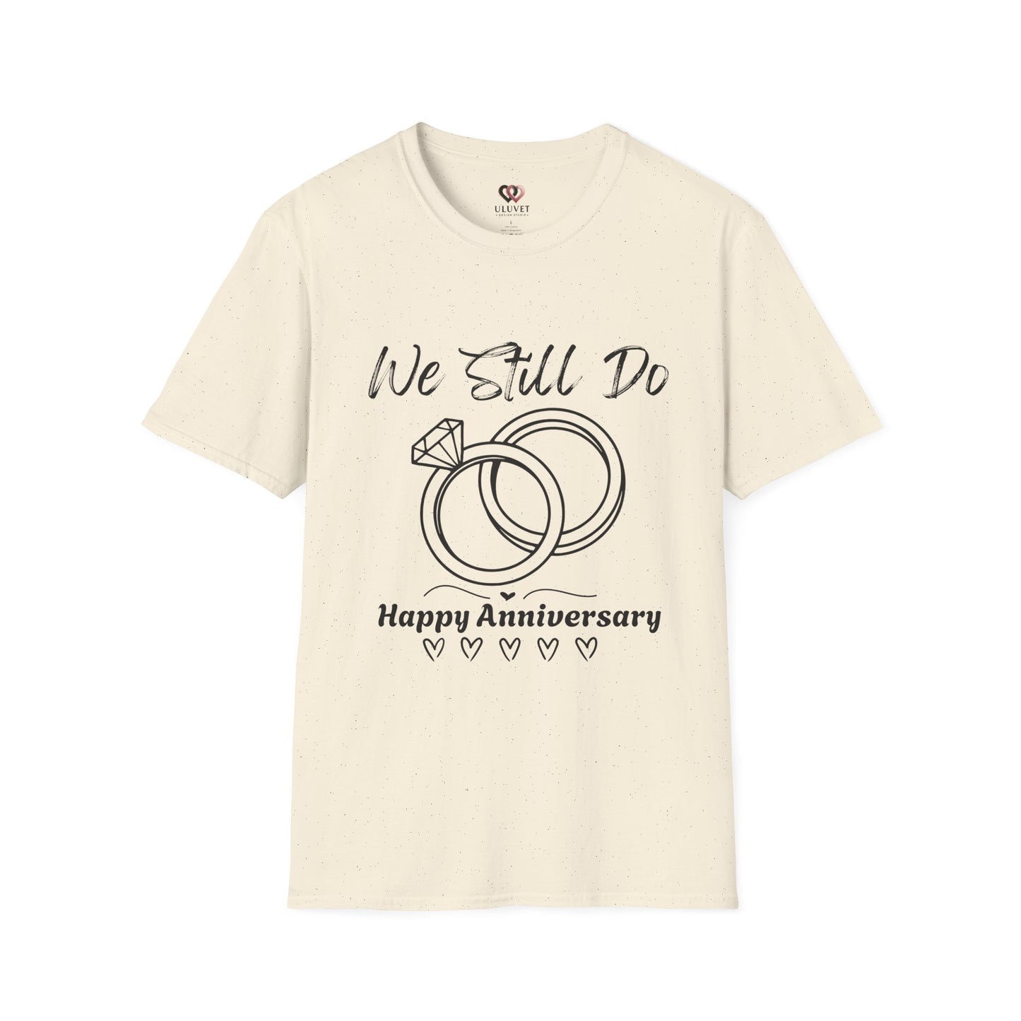 Happy Anniversary T-Shirt, Anniversary Gift, Couple Matching Apparel, Love Celebration Tee, Wedding Anniversary Clothing