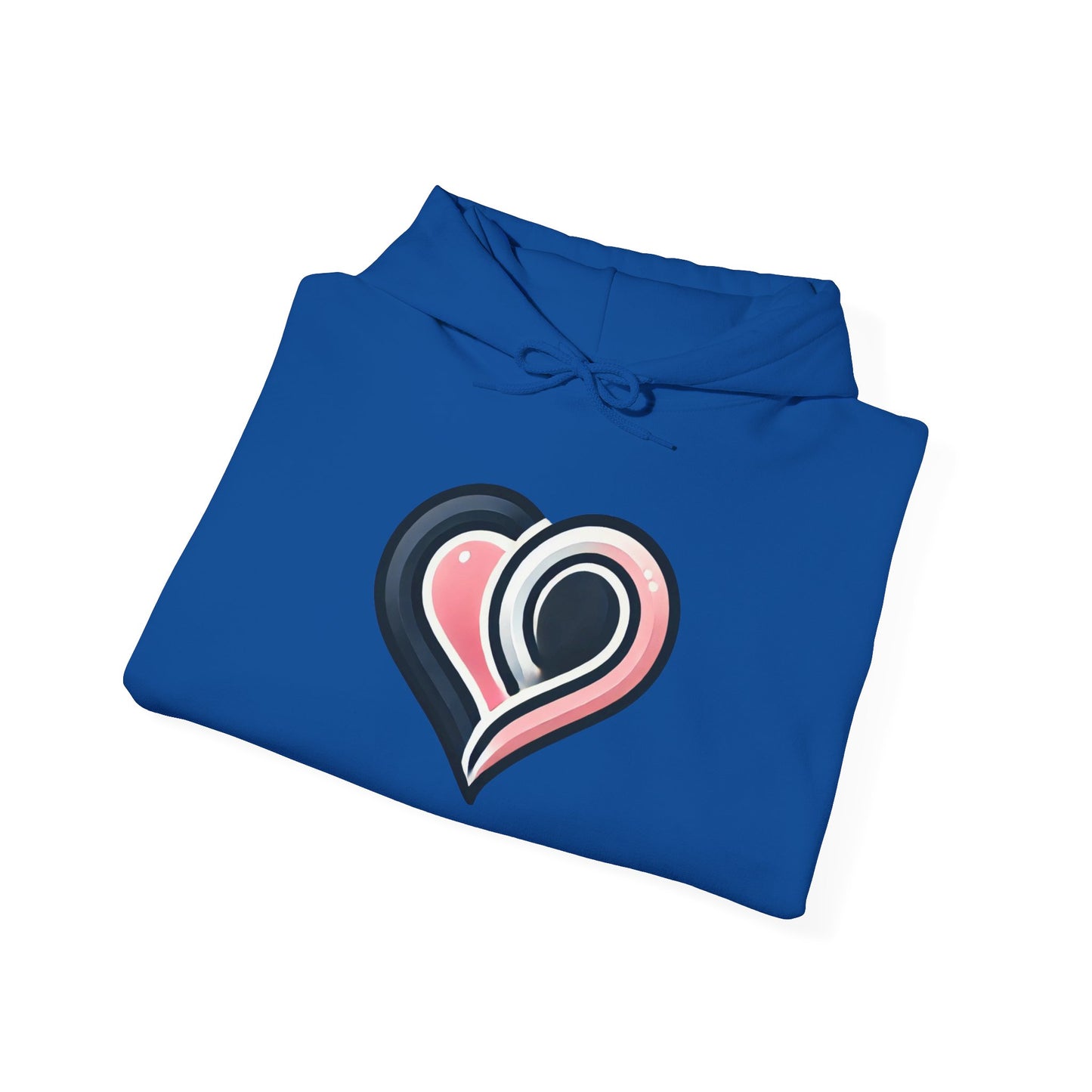 Cozy Heart Design Unisex Hoodie, Perfect for Valentine's Day, Gift for Couples, Love Apparel, Casual Comfort, Everyday Wear