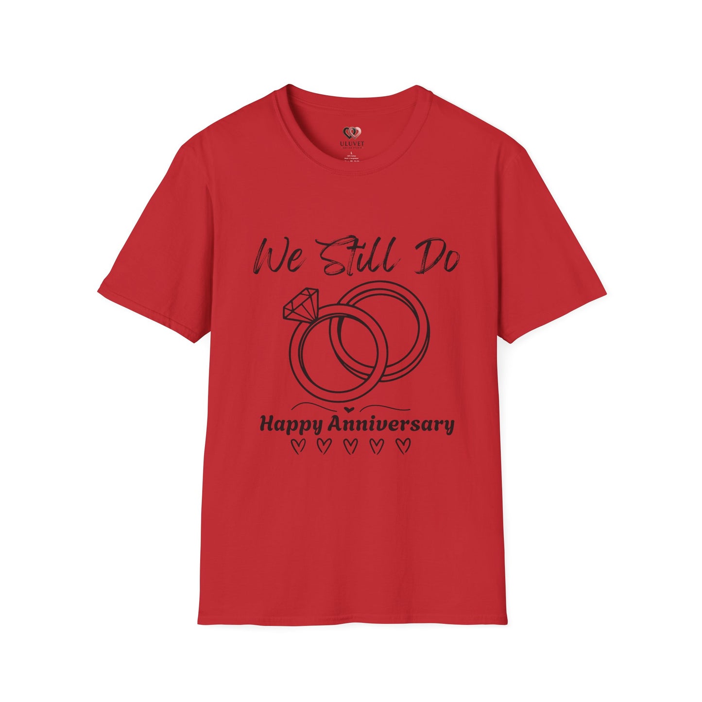 Happy Anniversary T-Shirt, Anniversary Gift, Couple Matching Apparel, Love Celebration Tee, Wedding Anniversary Clothing