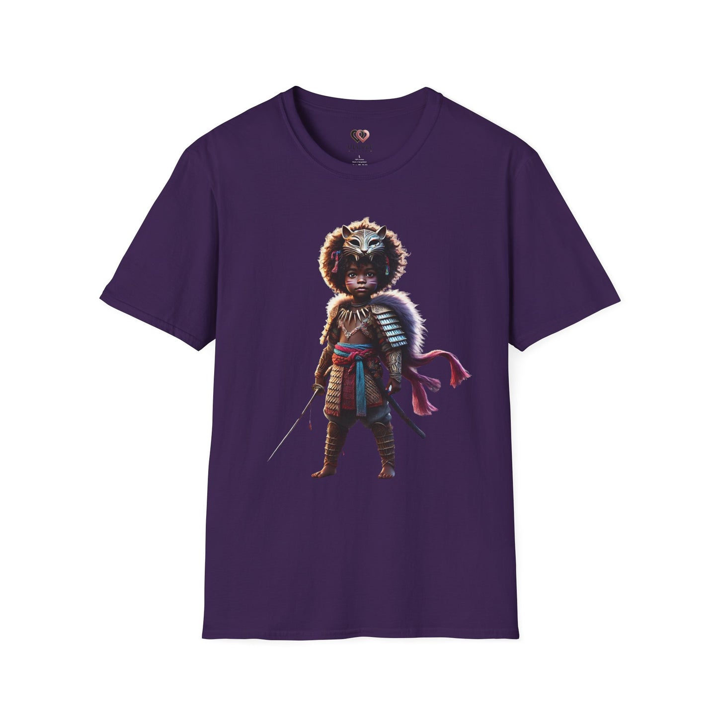 Warrior Spirit Unisex Softstyle T-Shirt - Vibrant Graphic Tee for Adventurers