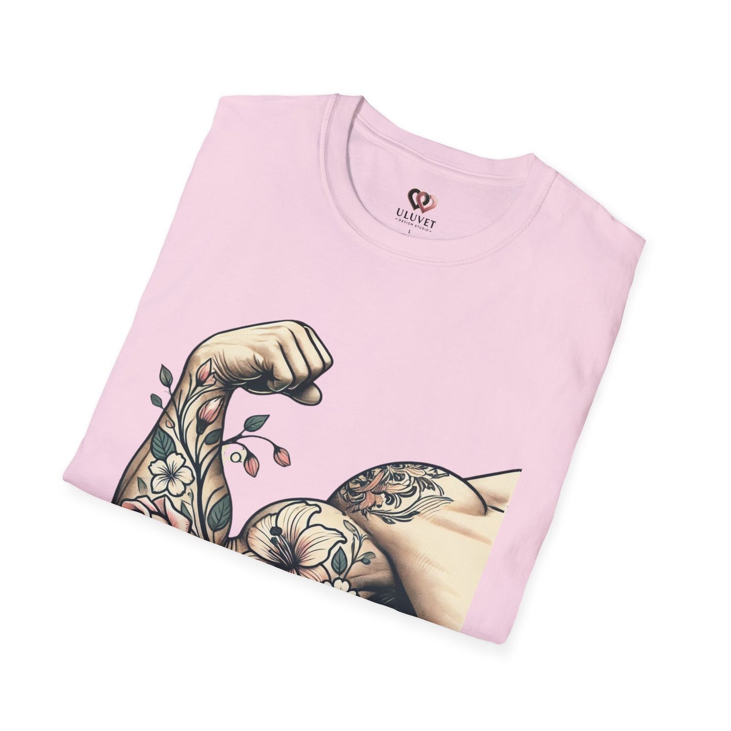 Floral Arm Tattoo T-Shirt, Stylish Unisex Tee, Summer Fashion, Gift for Him or Her, Tattoo Lovers Apparel, Casual Wear