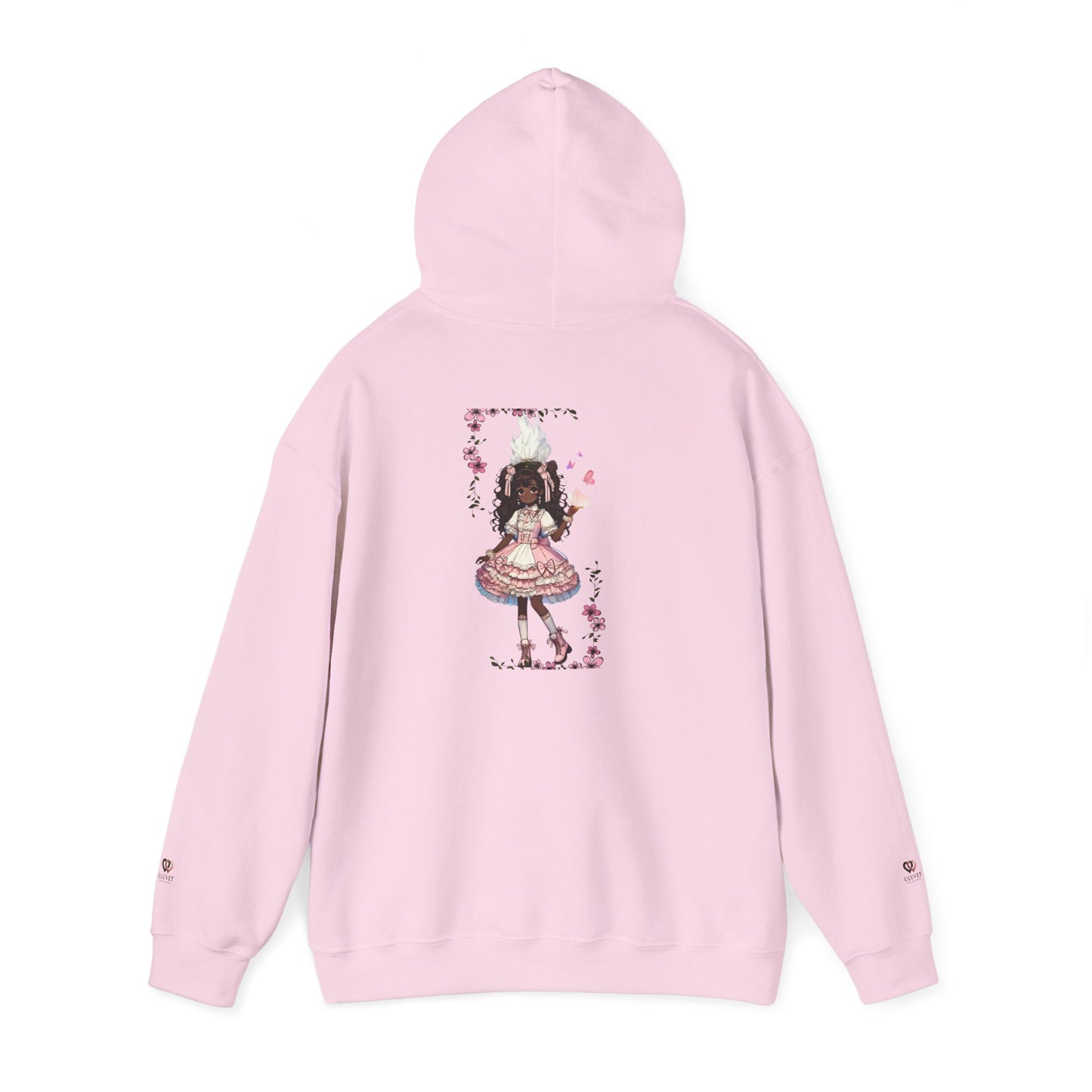 Hooded Sweatshirt - Girly Anime Fantasy Design