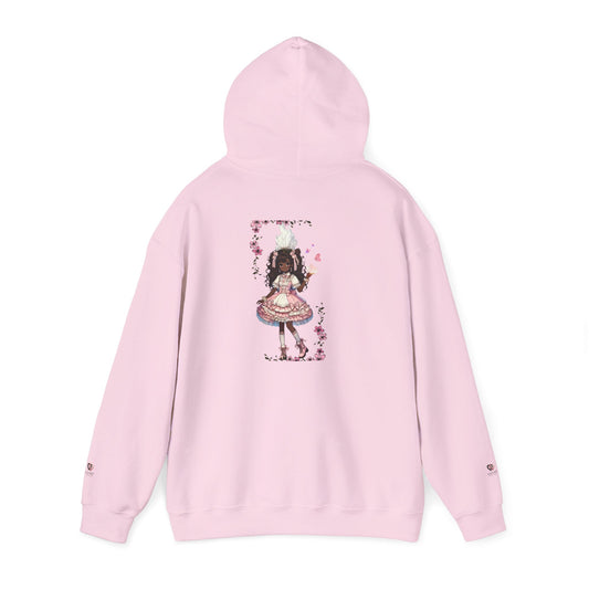 Hooded Sweatshirt - Girly Anime Fantasy Design