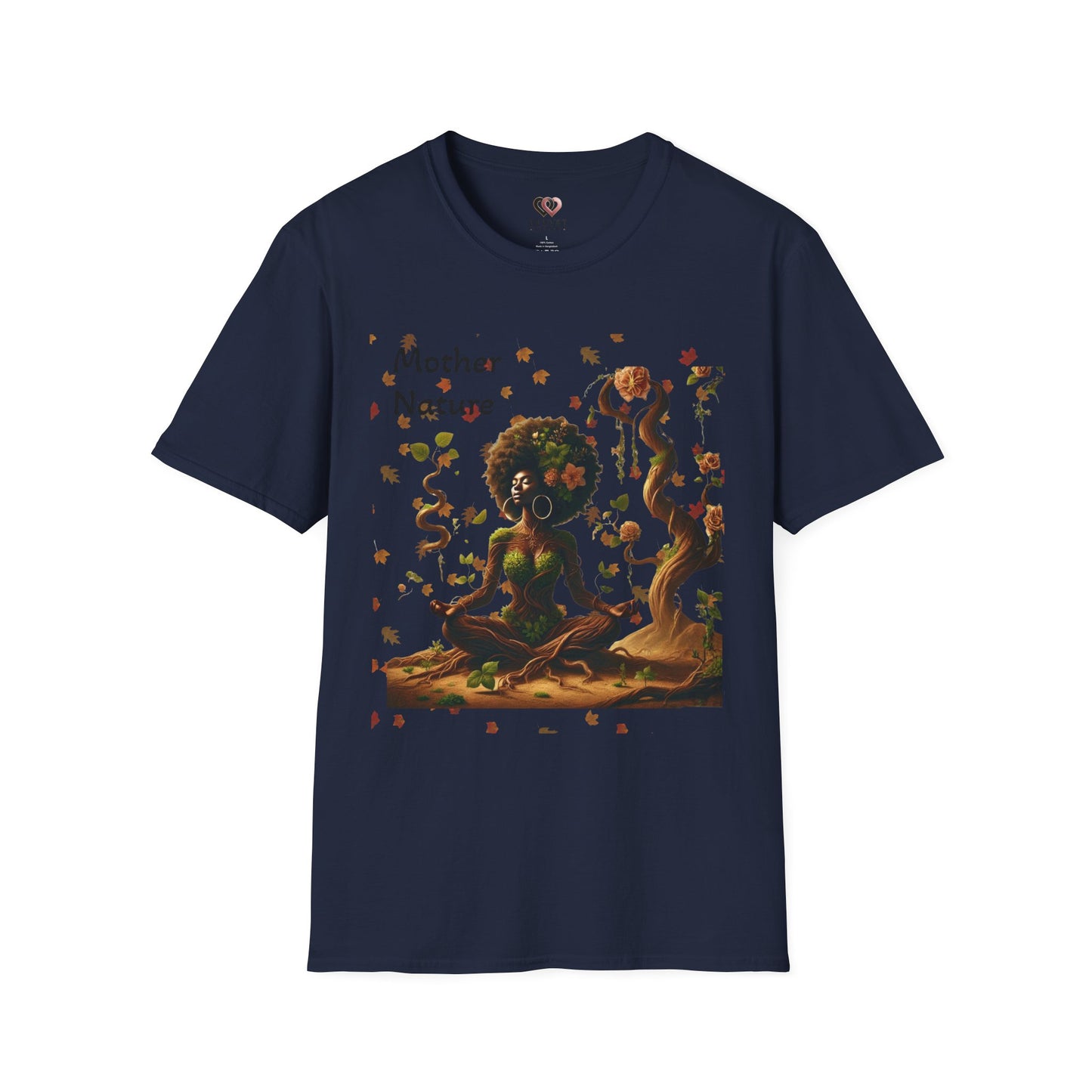 Mother Nature T-Shirt — Earthy Yoga Goddess Graphic Tee