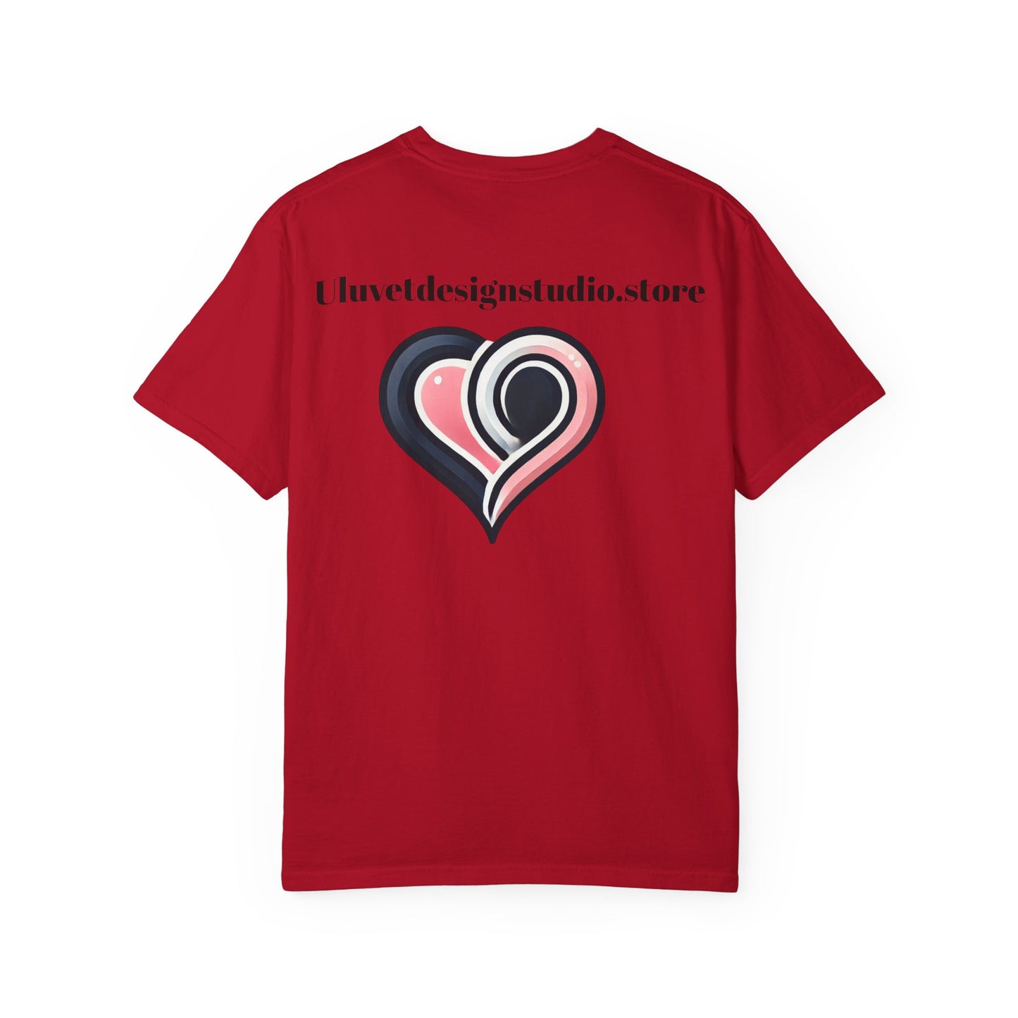 Romantic Heart T-Shirt, Unisex Gift, Valentine's Day Apparel, Couple's Clothing, Custom Love Shirt, Everyday Casual Wear, Love Design