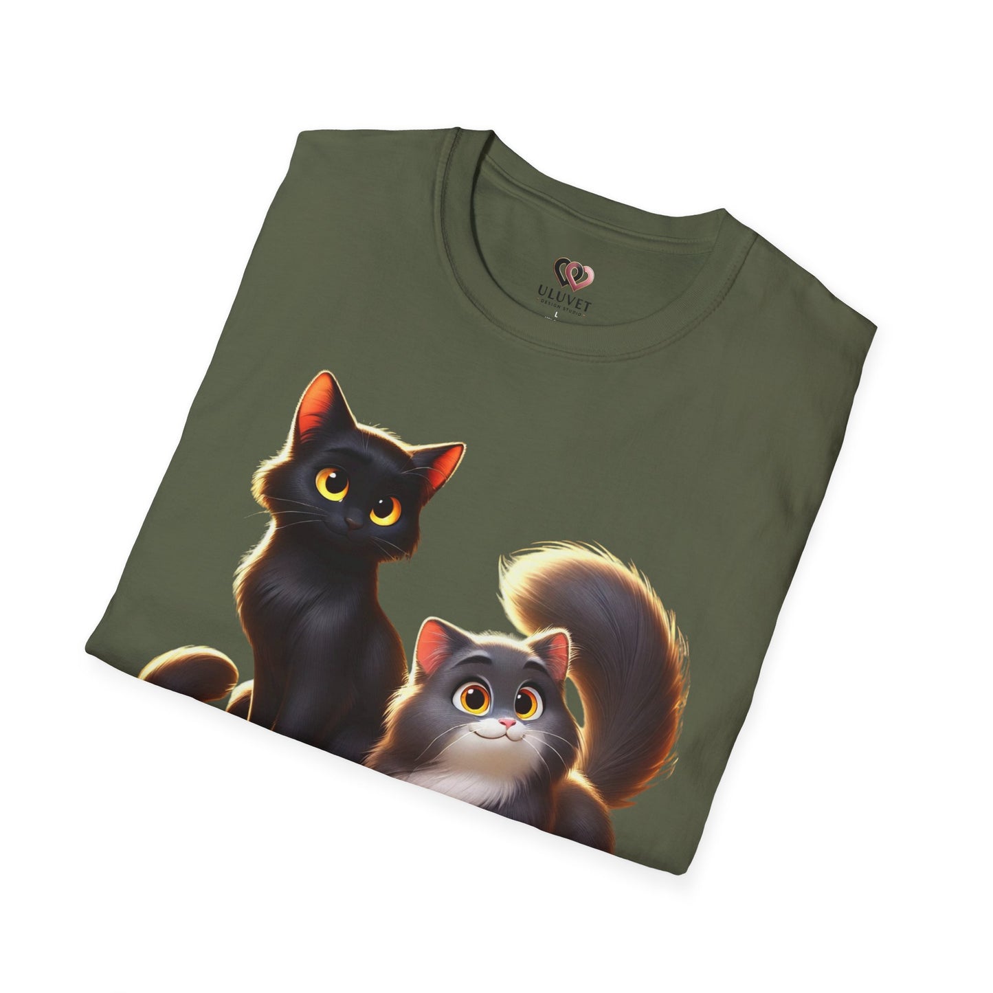 Cute Cat Chaos Unisex T-Shirt, Pet Lover Gift, Funny Cat Shirt, Cat Mom Apparel, Animal Lover Tee