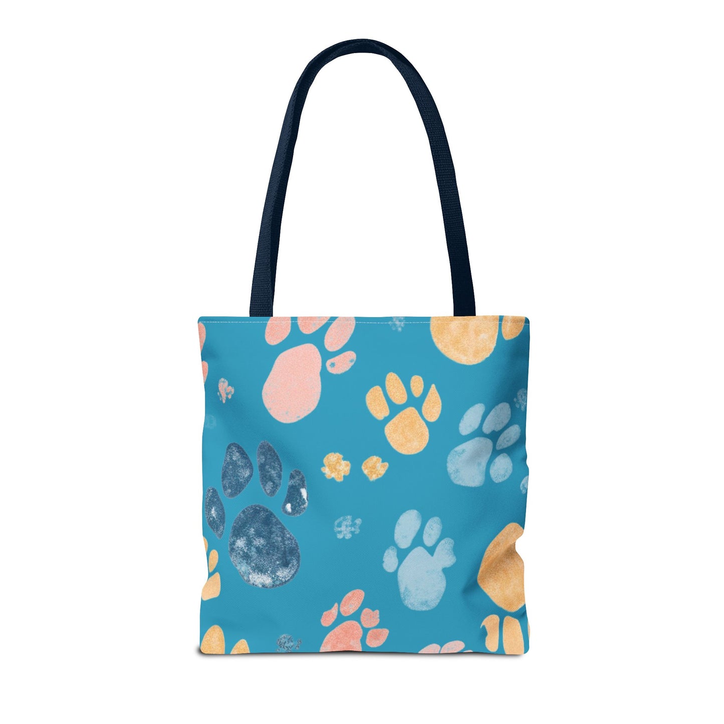 Doodle Puppies Paw Print Tote Bag | All-Over Print