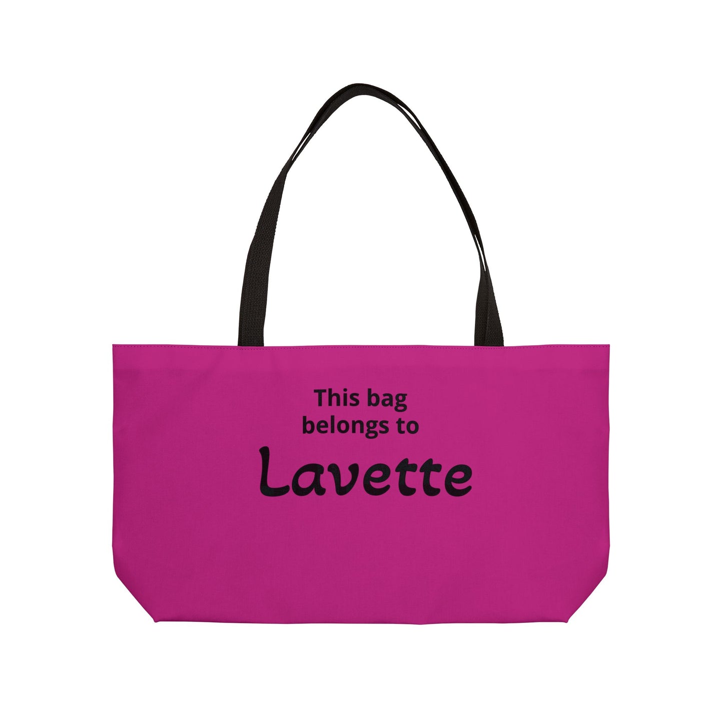 Customizable Colorful Afro-Fantasy Face Weekender Tote. Personalized Name Option