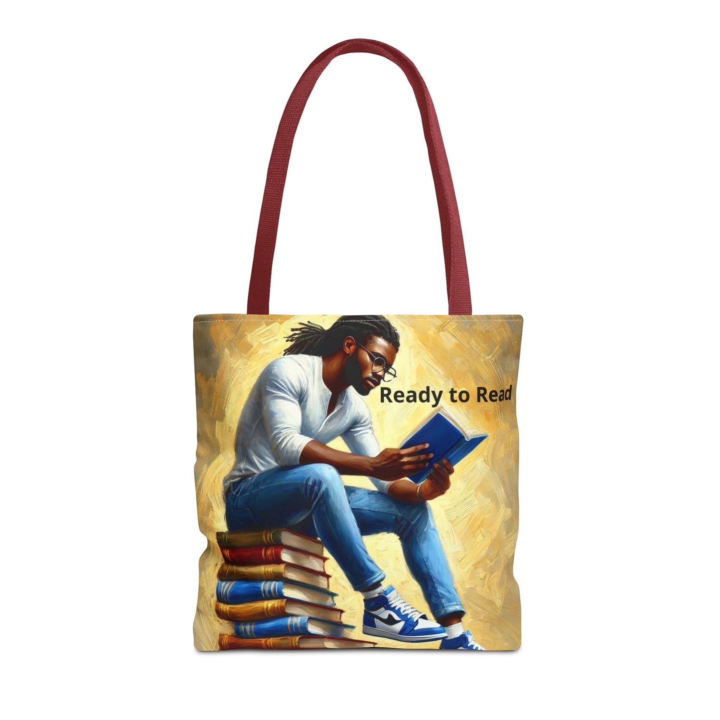 Customizable Book Tote Bag. Literary Book Lover Art