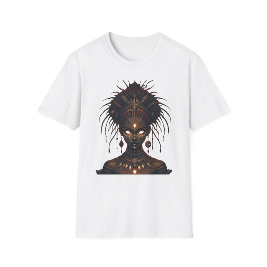Artistic Goddess Unisex Softstyle T-Shirt - Ethereal Design for Everyday Wear