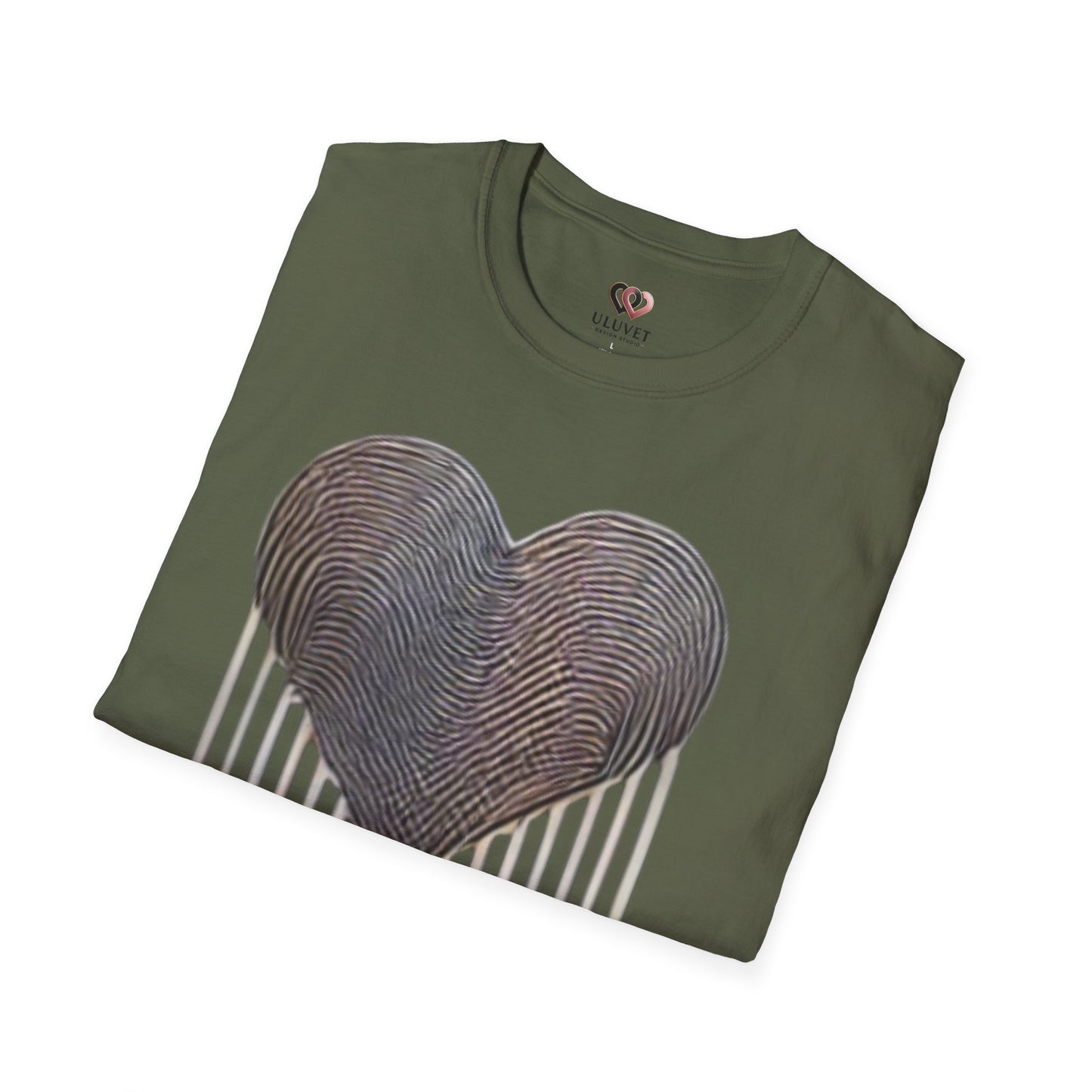 Heartfelt Fingerprint T-Shirt – Perfect for Gift Giving, Casual Wear, Couples, Anniversaries, Loved Ones