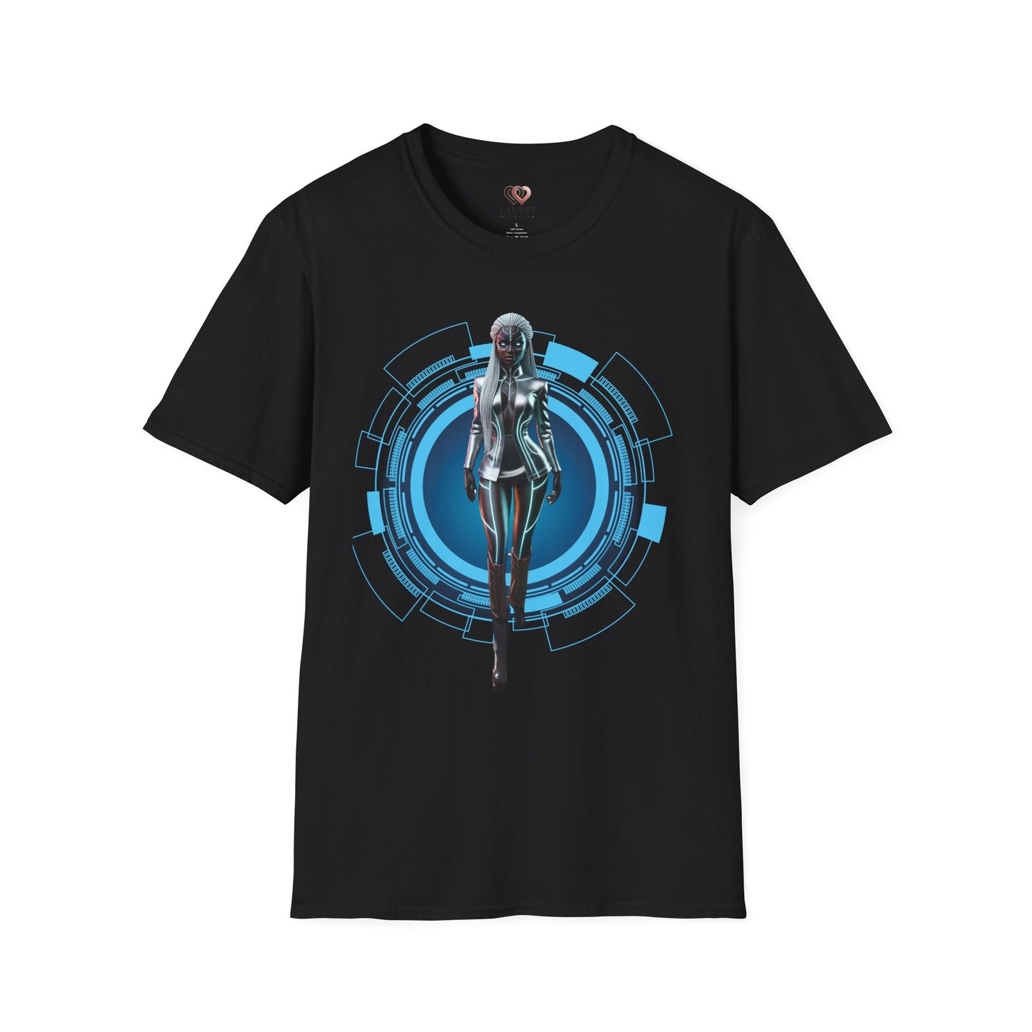 Futuristic Graphic Tee, Unisex Softstyle T-Shirt with Cyberpunk Design, Casual Wear for Tech Lovers, Gift for Gamers, Stylish Everyday [...]