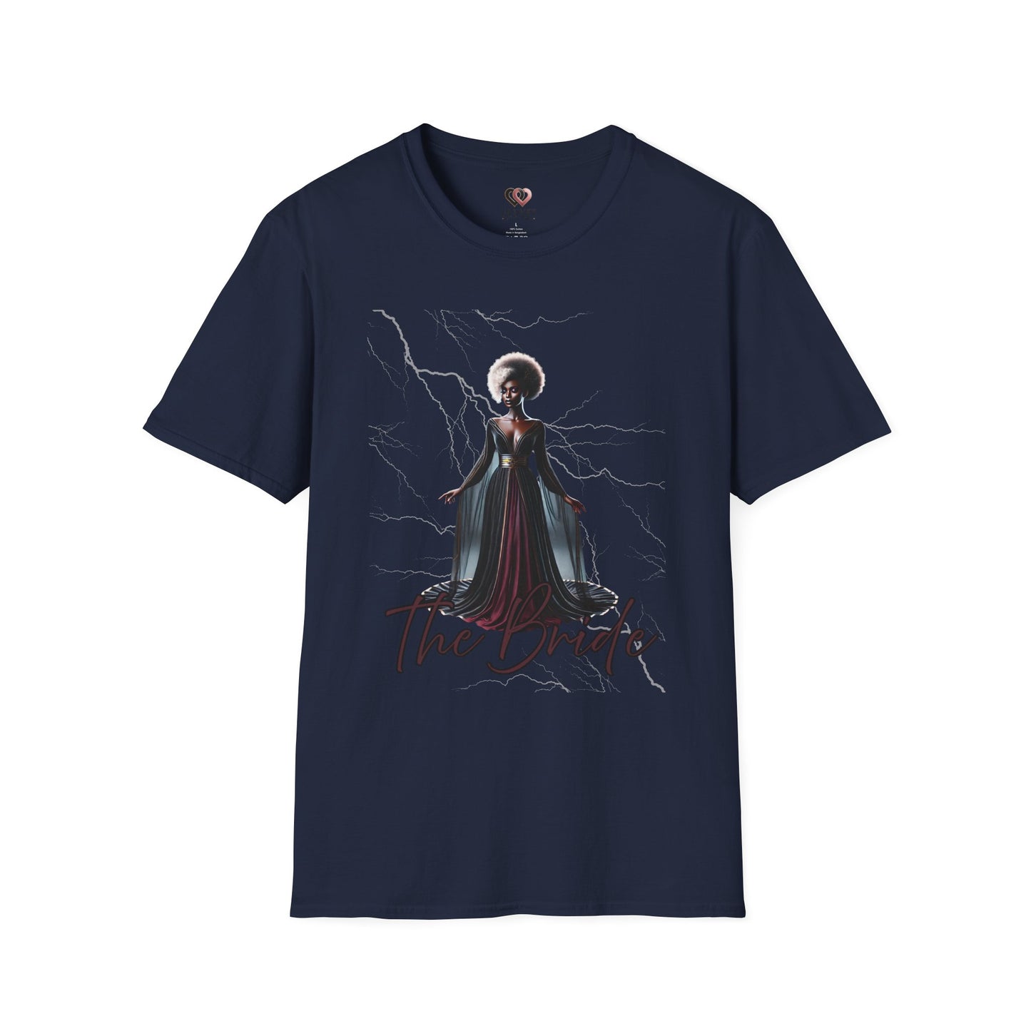 Mystical Vibe Unisex Softstyle T-Shirt with Electric Design