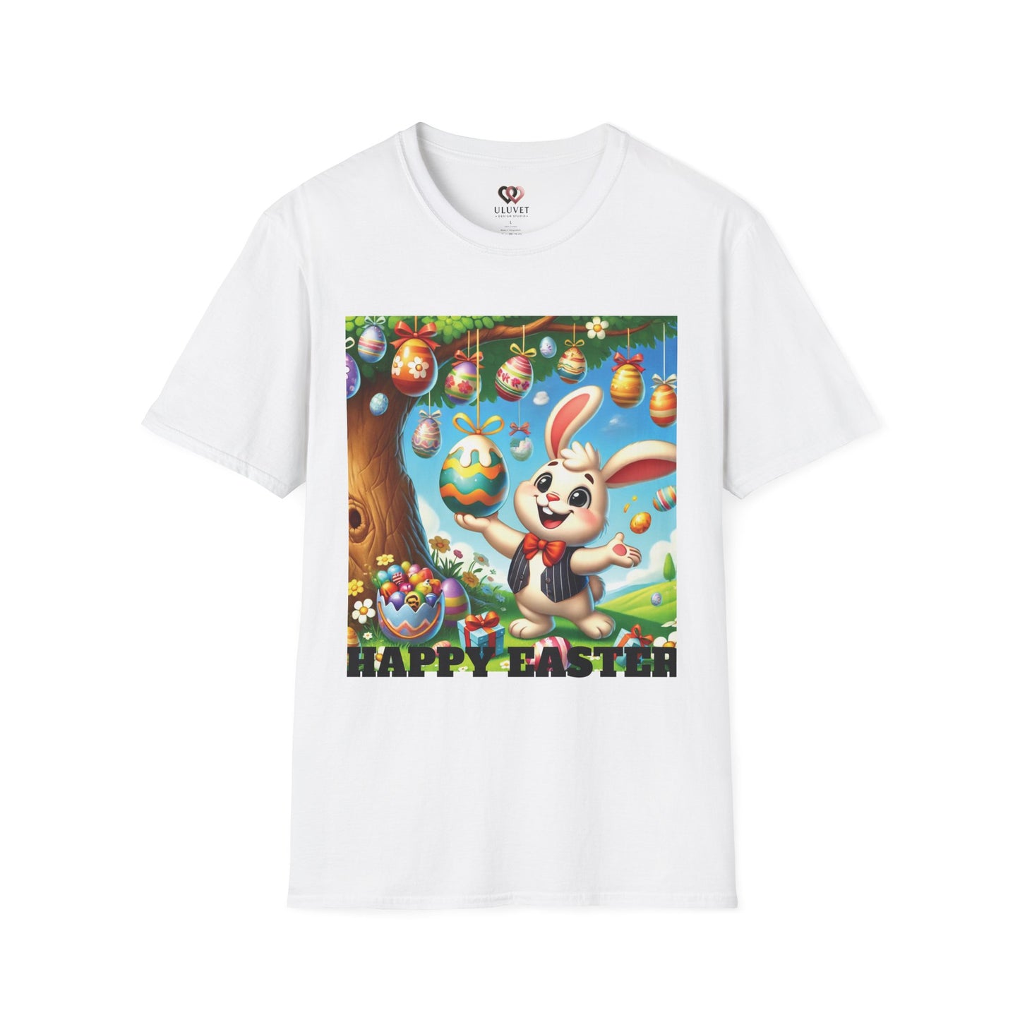 Easter & Halloween Unisex T-Shirt, Cute Bunny Tee, Spooky Rabbit Shirt, Holiday Graphic Top, Festive Wear, Easter Celebration