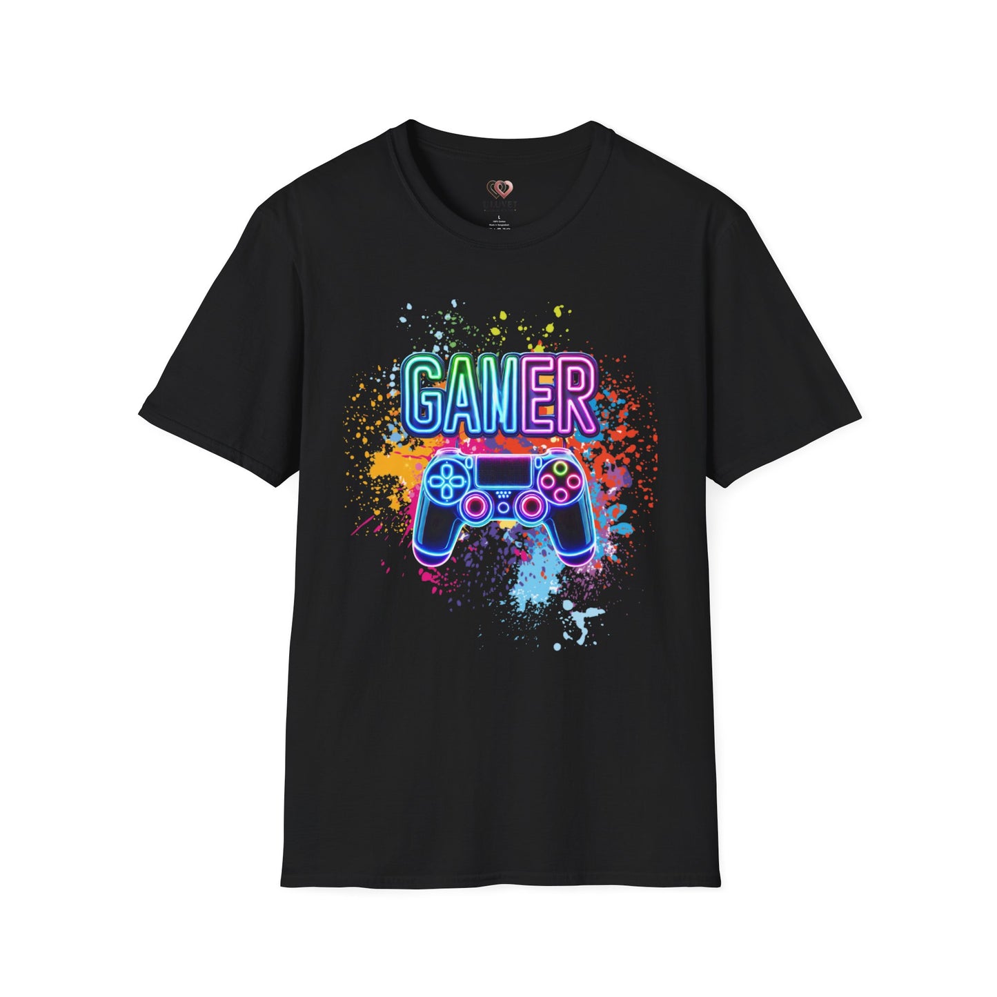Gamer T-Shirt, Unisex Softstyle Tee, Fun Colors, Gamer Shirt, Gaming Tee, Video Game Tshirt, Casual Gamer Apparel